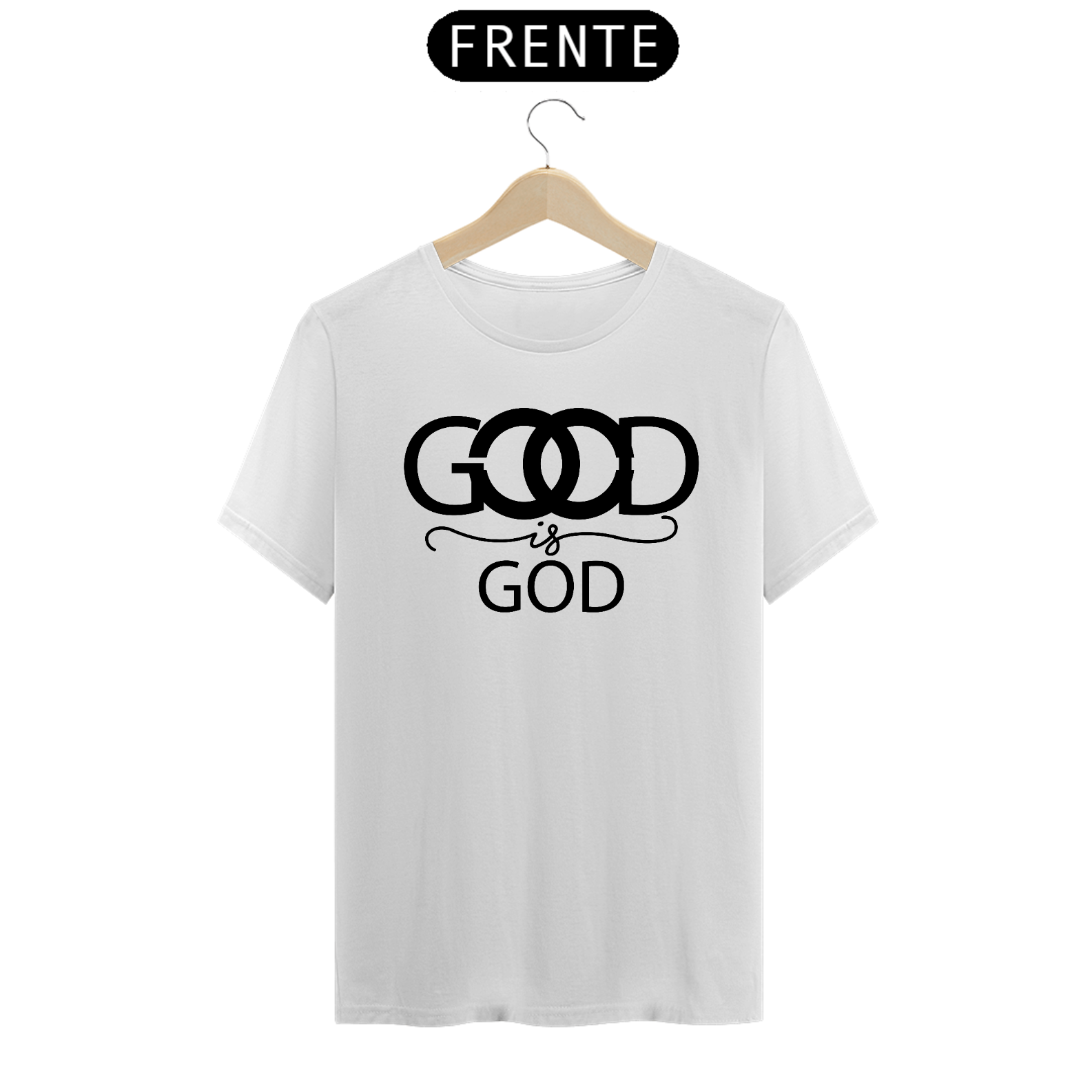 Camiseta masculina Bom é Deus