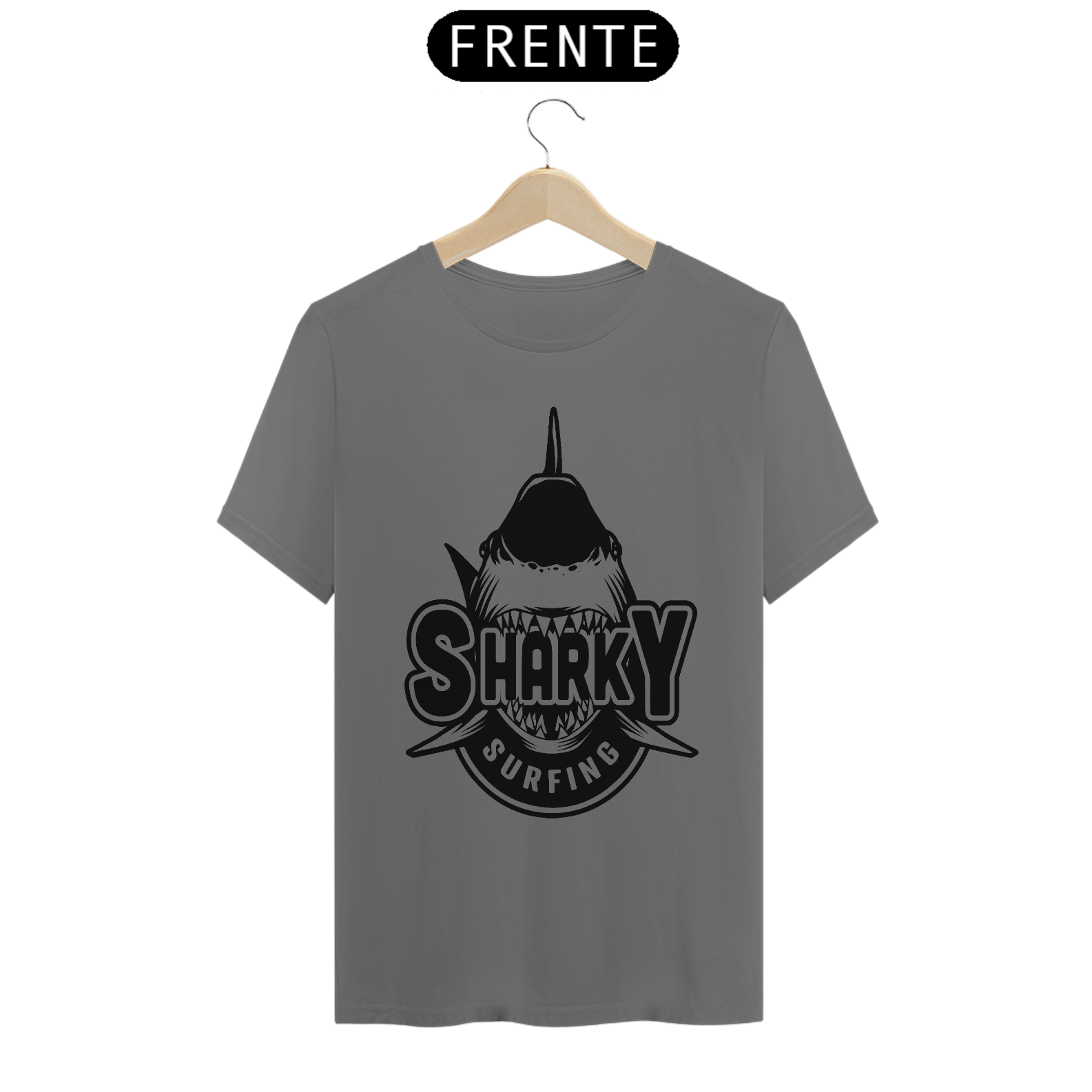 Camiseta estonada masculina Sharky