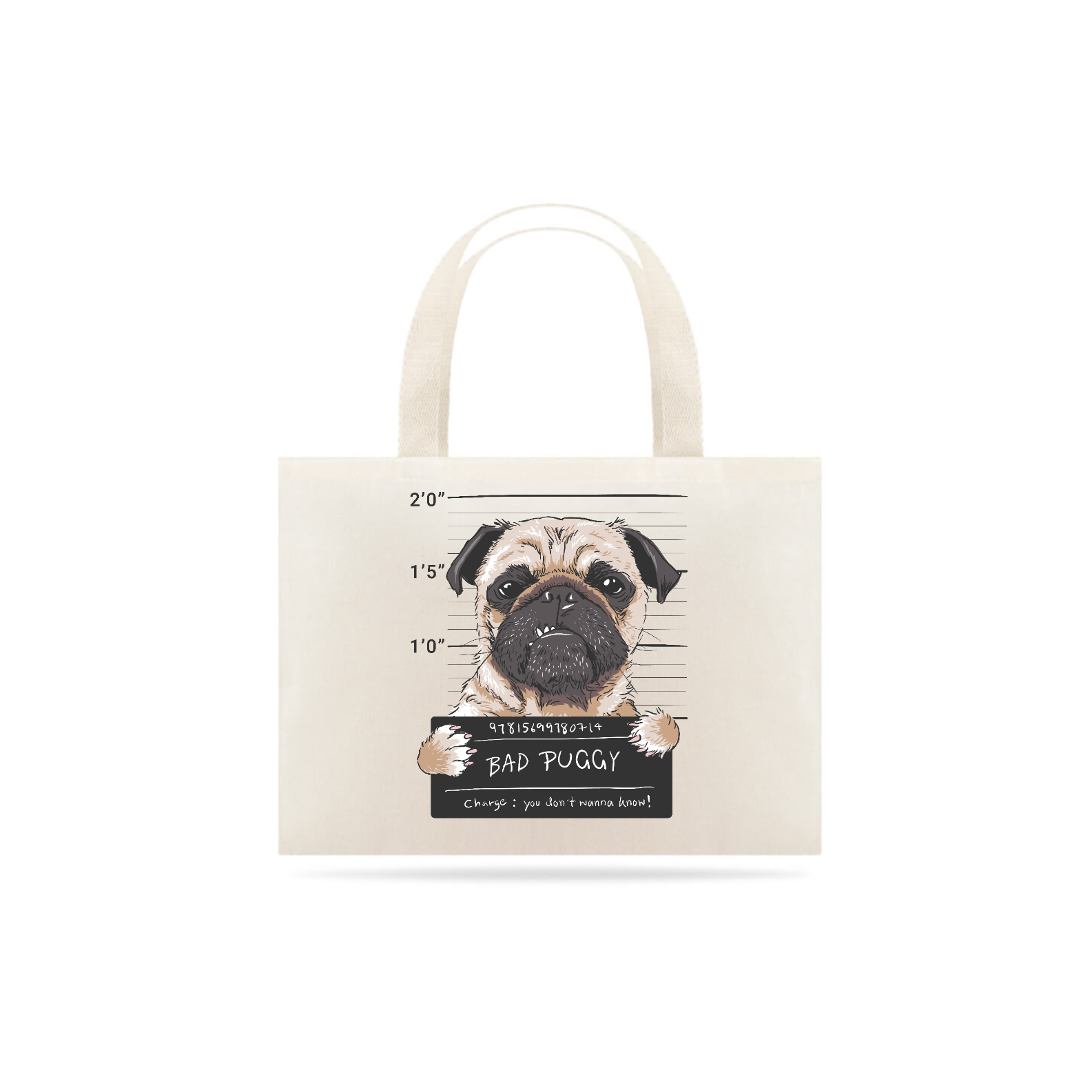 Ecobag Bad Puggy