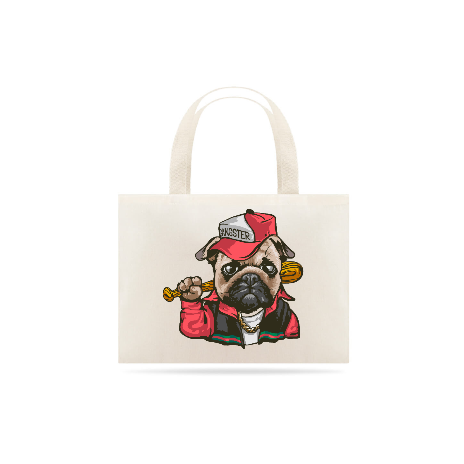 Ecobag Puggy Gangster