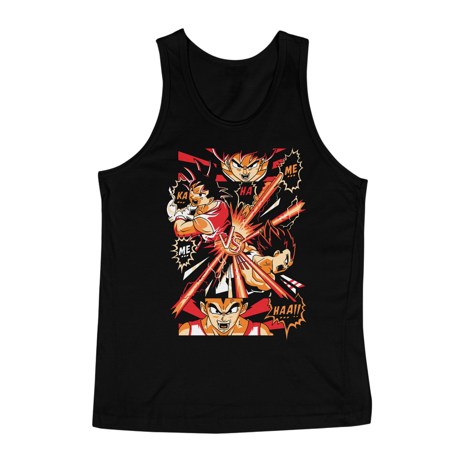 Camiseta regata Goku e Vegeta