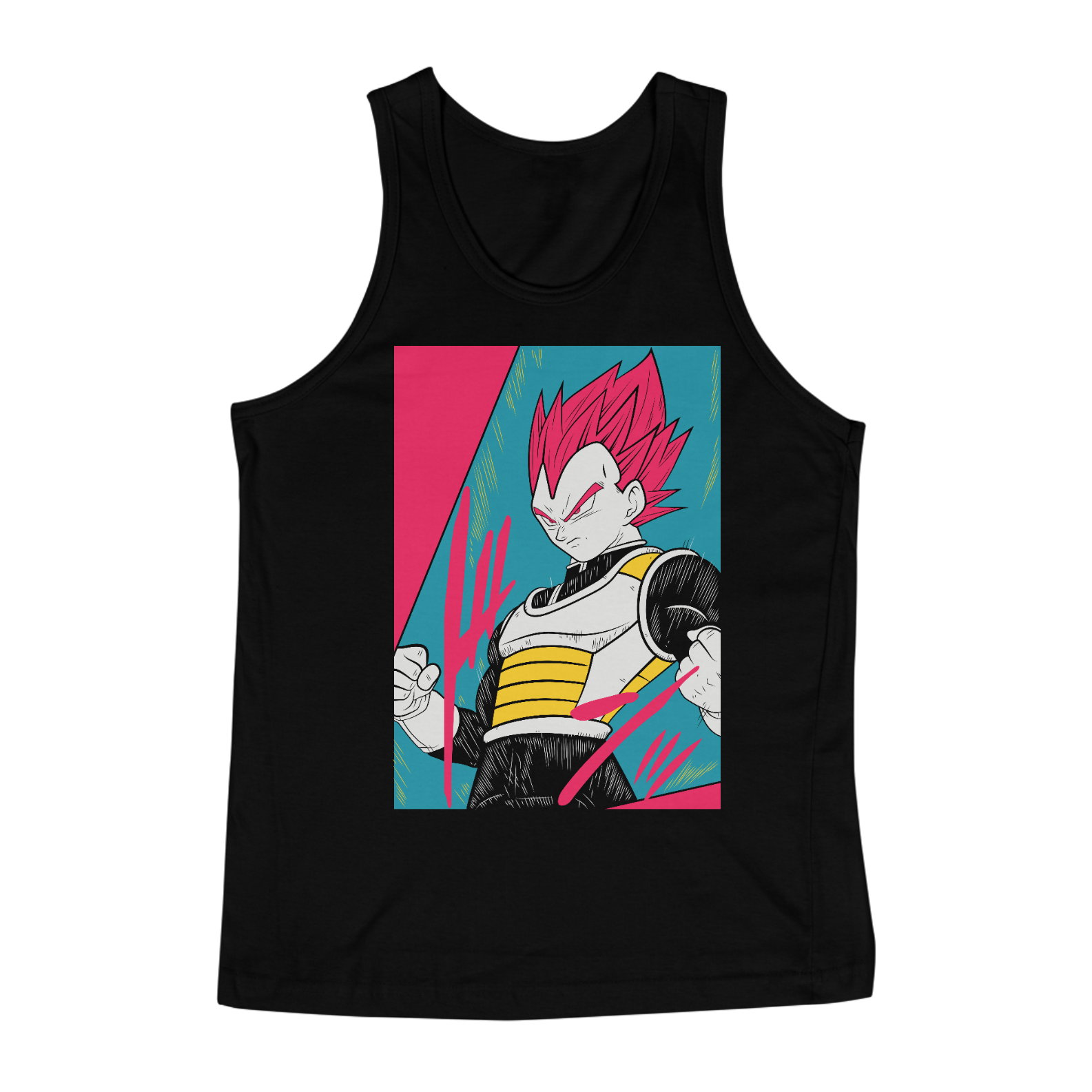 Camiseta regata Vegeta Super Saiyajin God