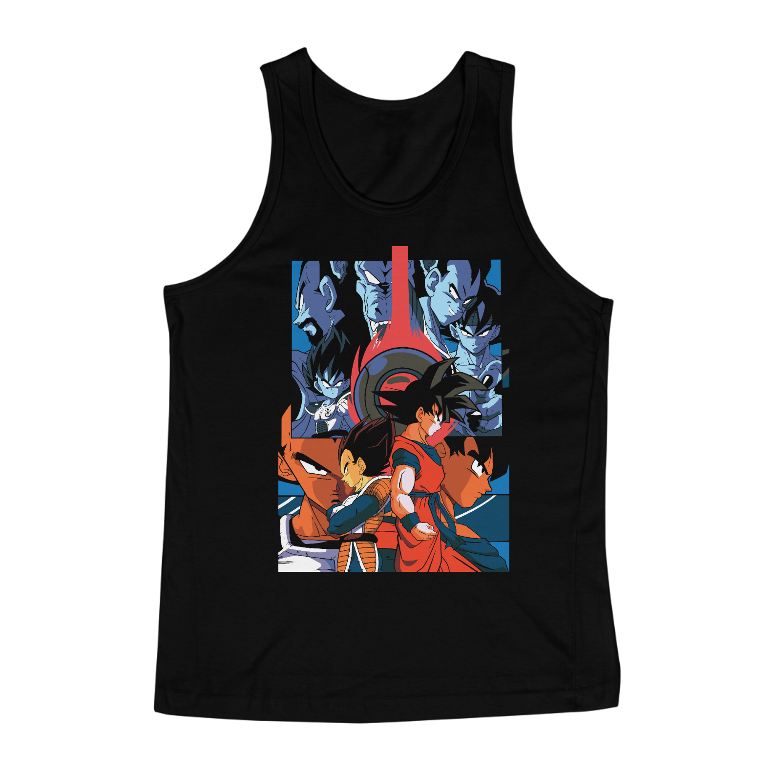Camiseta regata Príncipes Saiyajins 