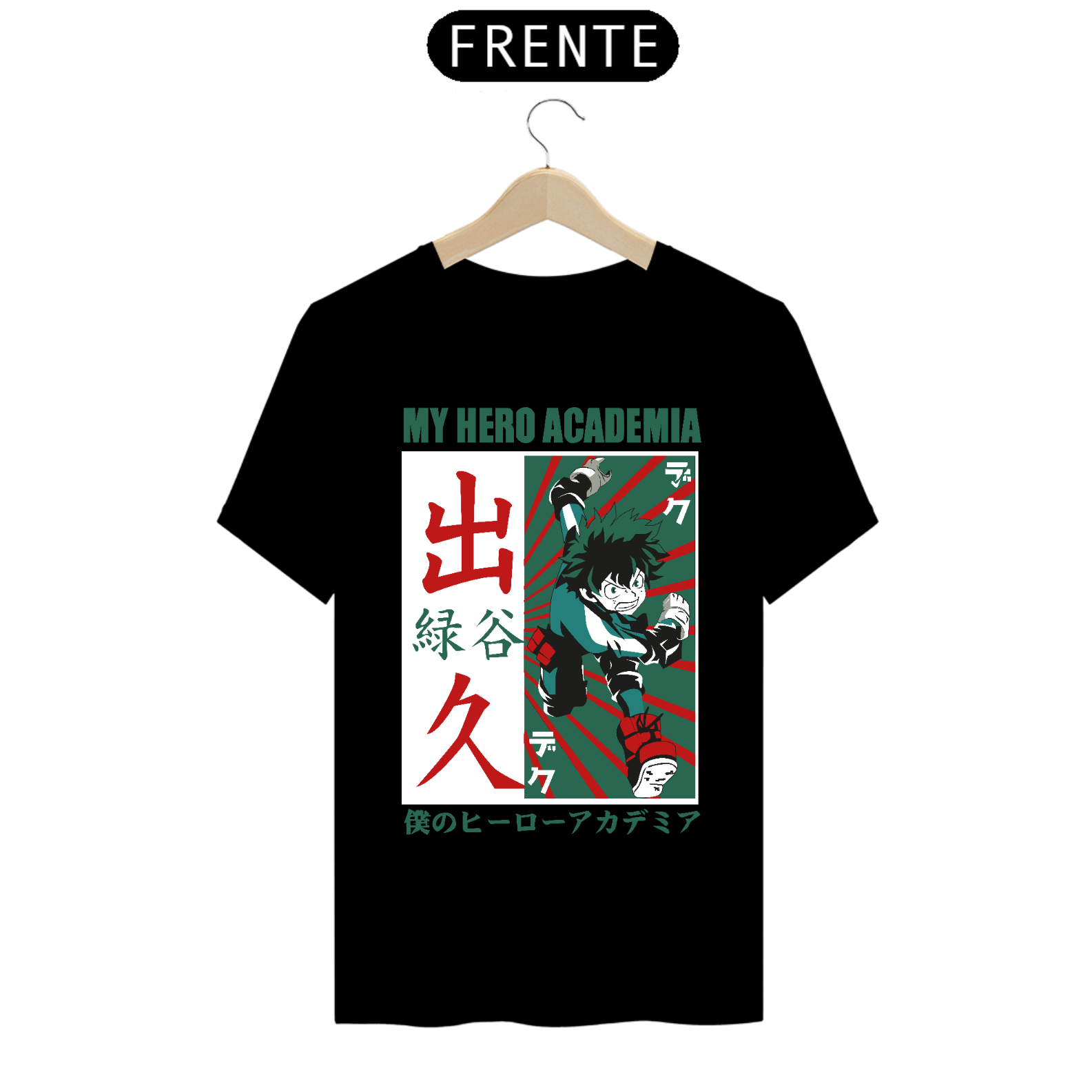 Camiseta masculina My Hero Academia