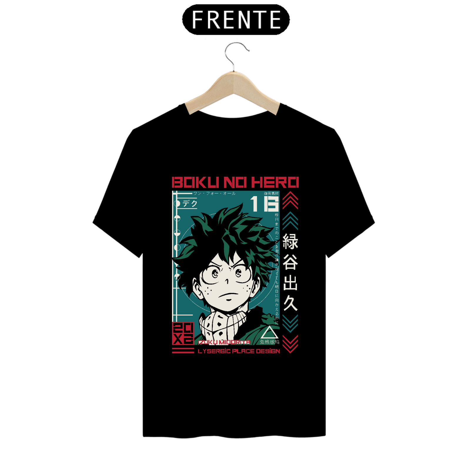 Camiseta masculina My Hero Academia