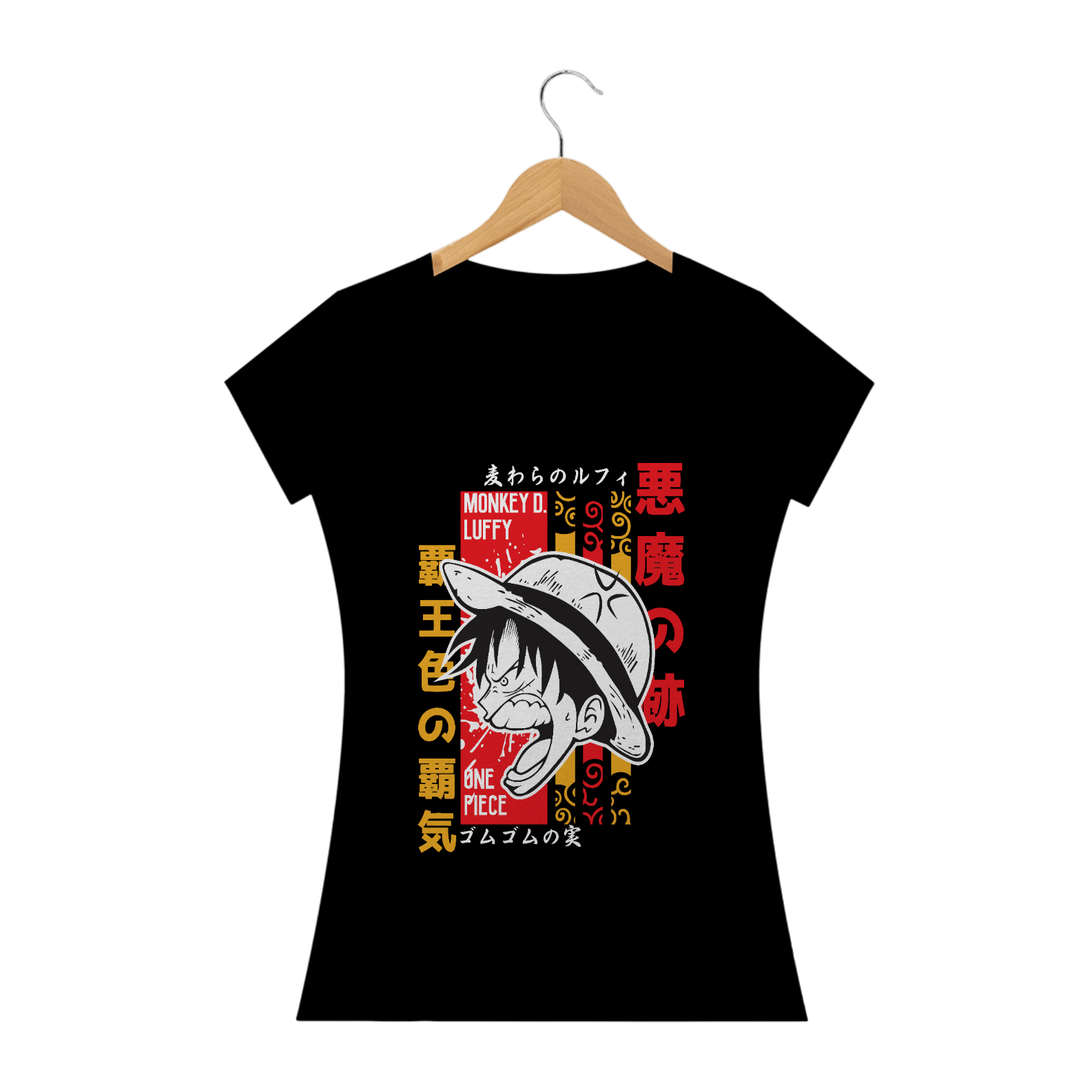 Camiseta feminina Luffy