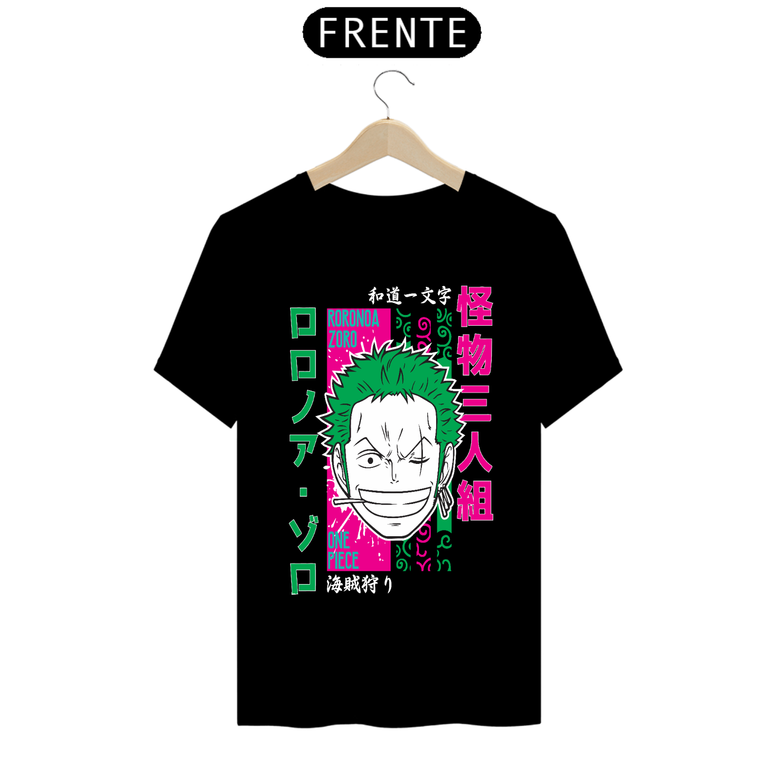 Camiseta masculina Roronoa Zoro