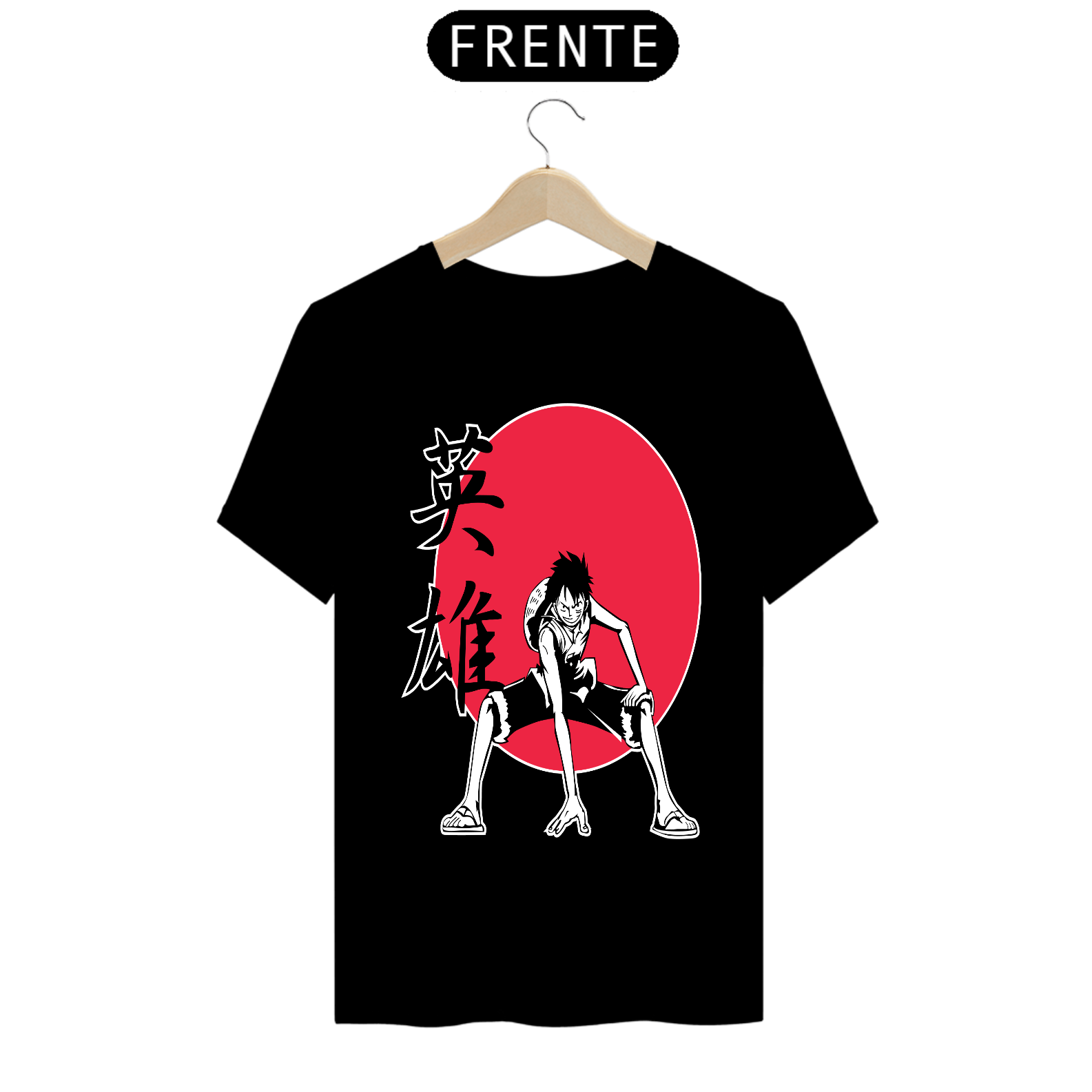 Camiseta masculina Luffy