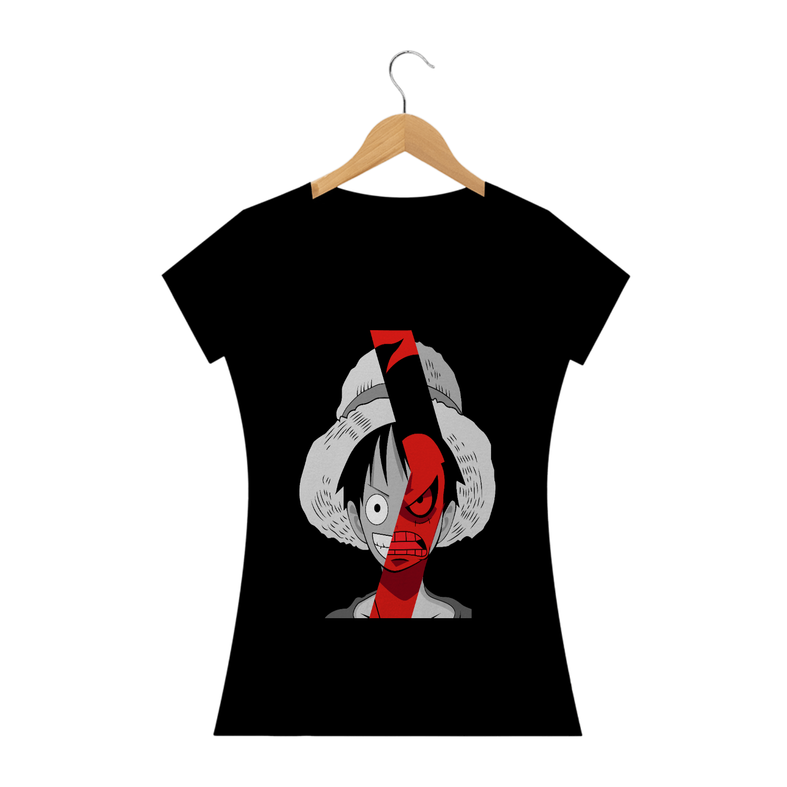 Camiseta feminina Luffy
