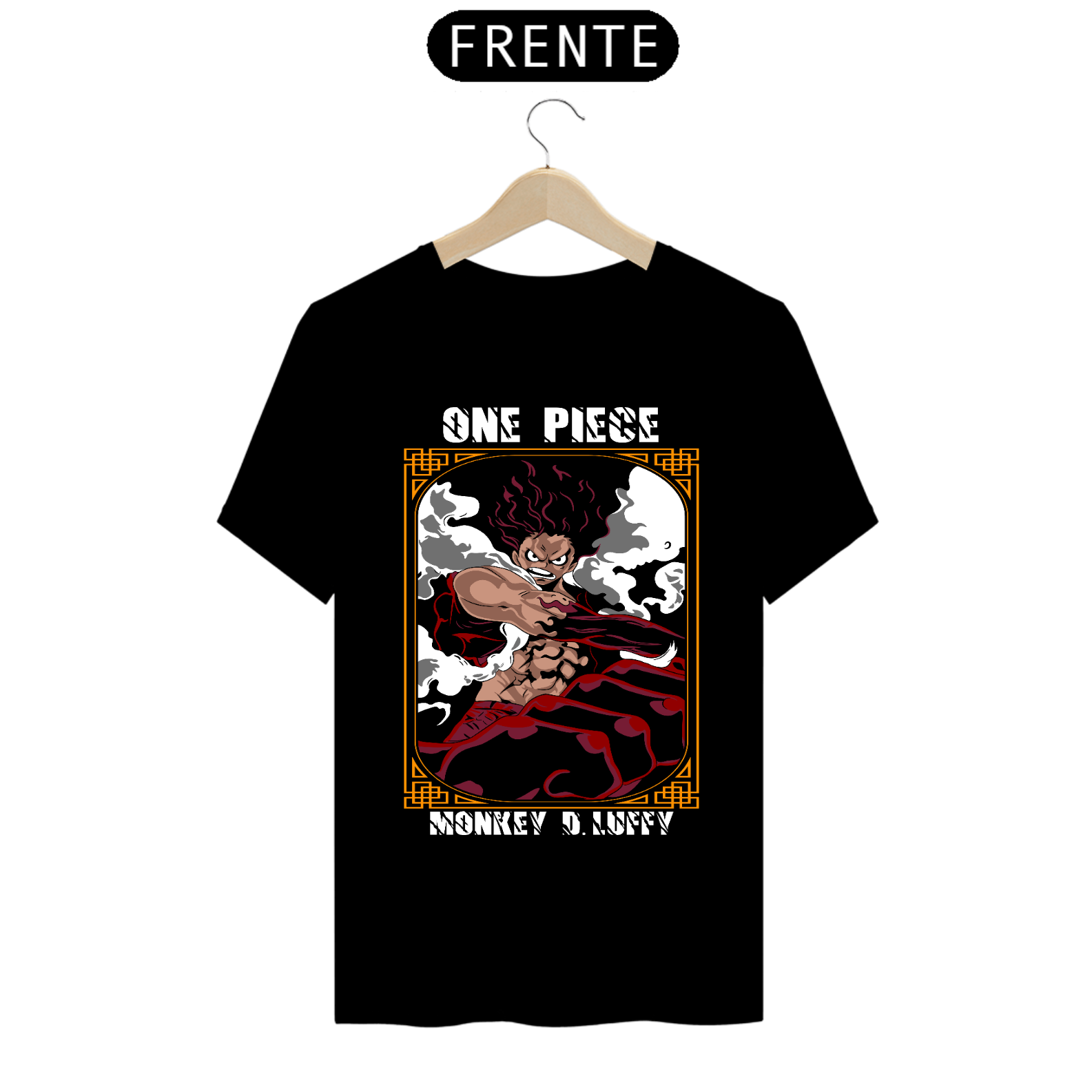 Camiseta masculina Monkey D. Luffy