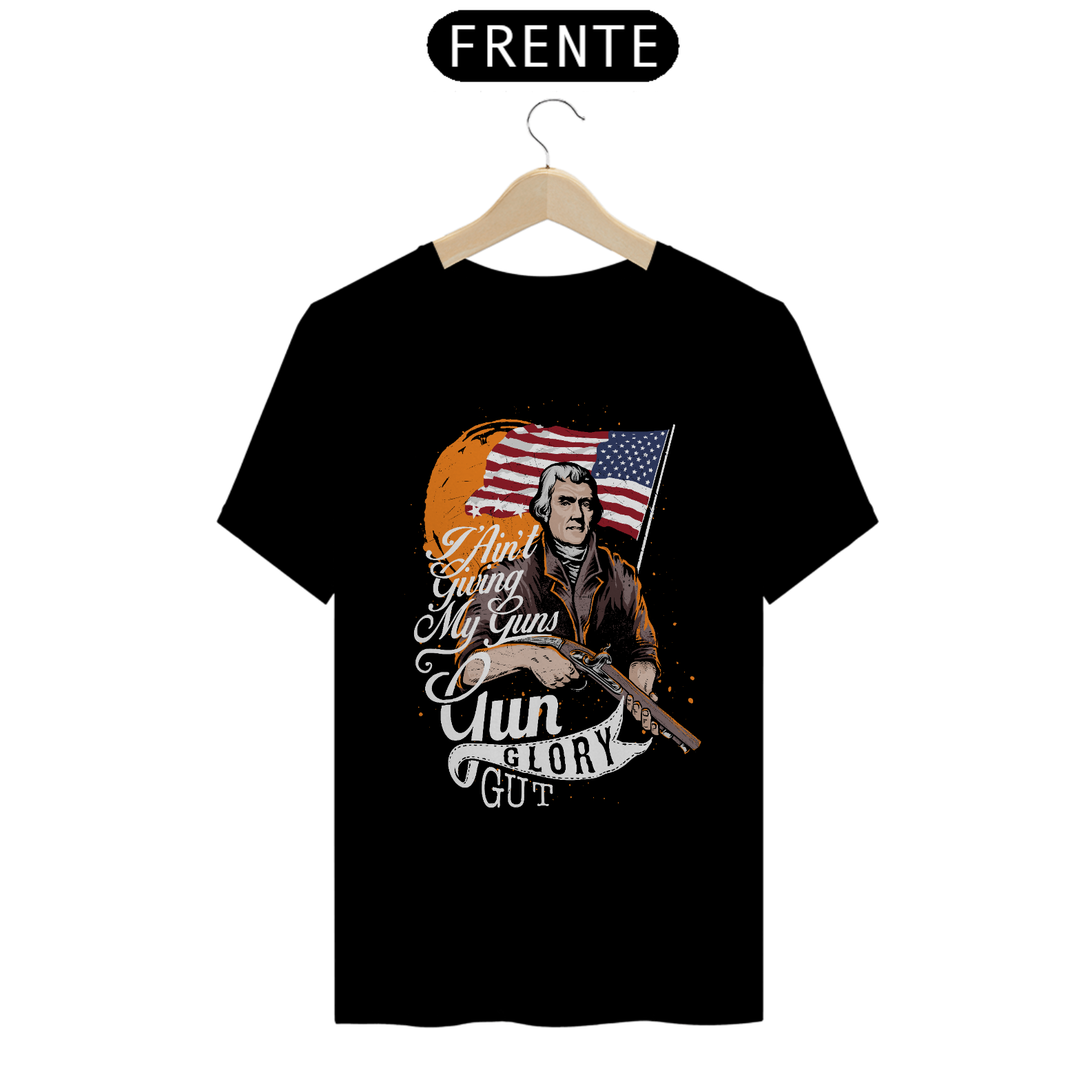 Camiseta masculina Gun