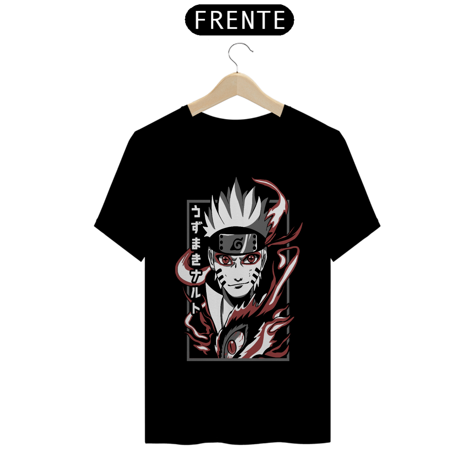 Camiseta masculina Naruto