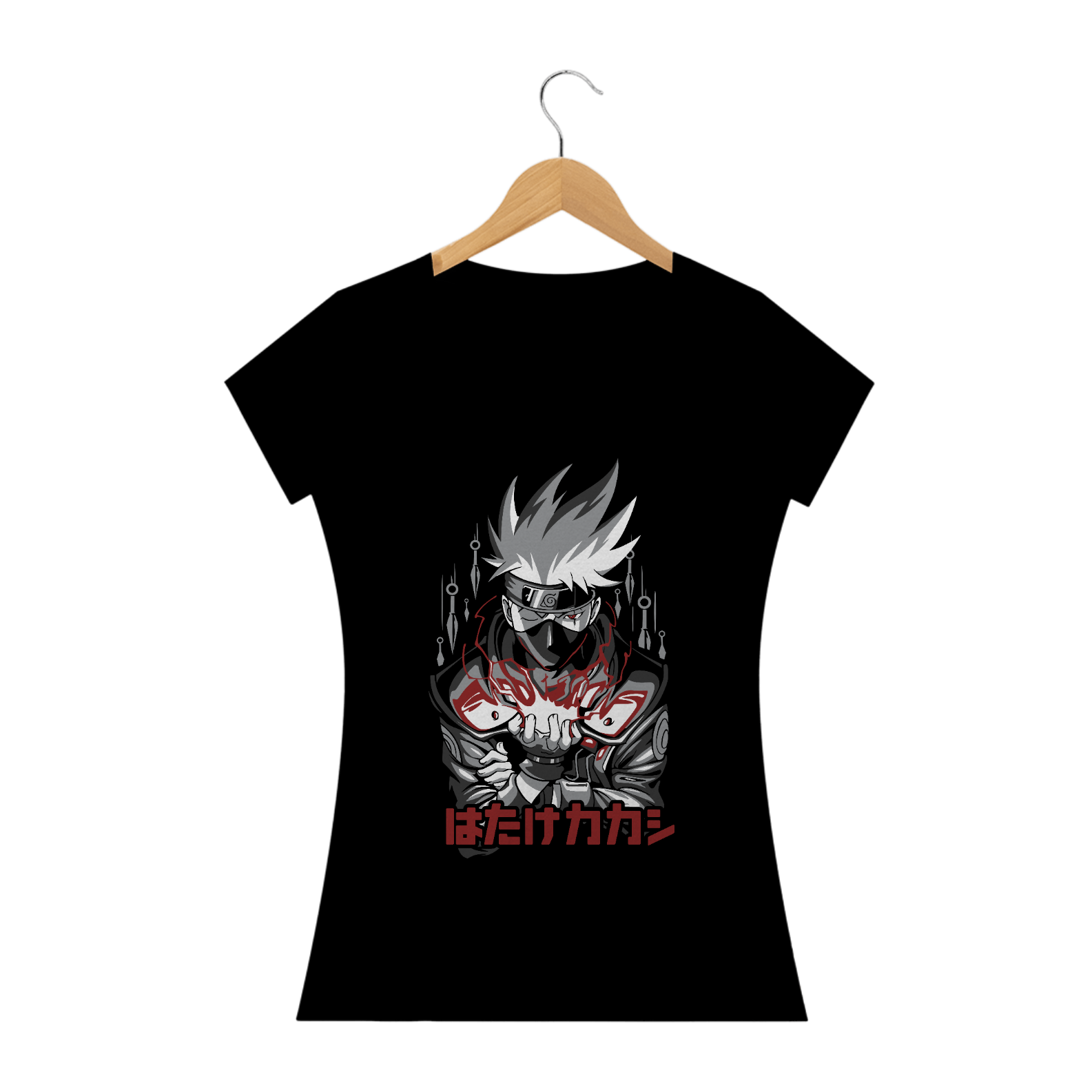 Camiseta Baby Long Kakashi