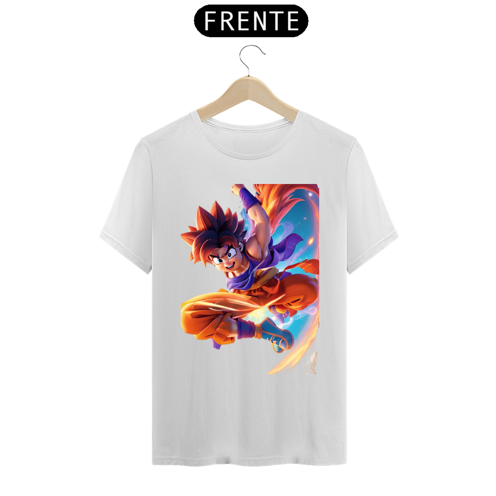 Nome do produto  Força Suprema: Camiseta Goku para Fãs Devotos
