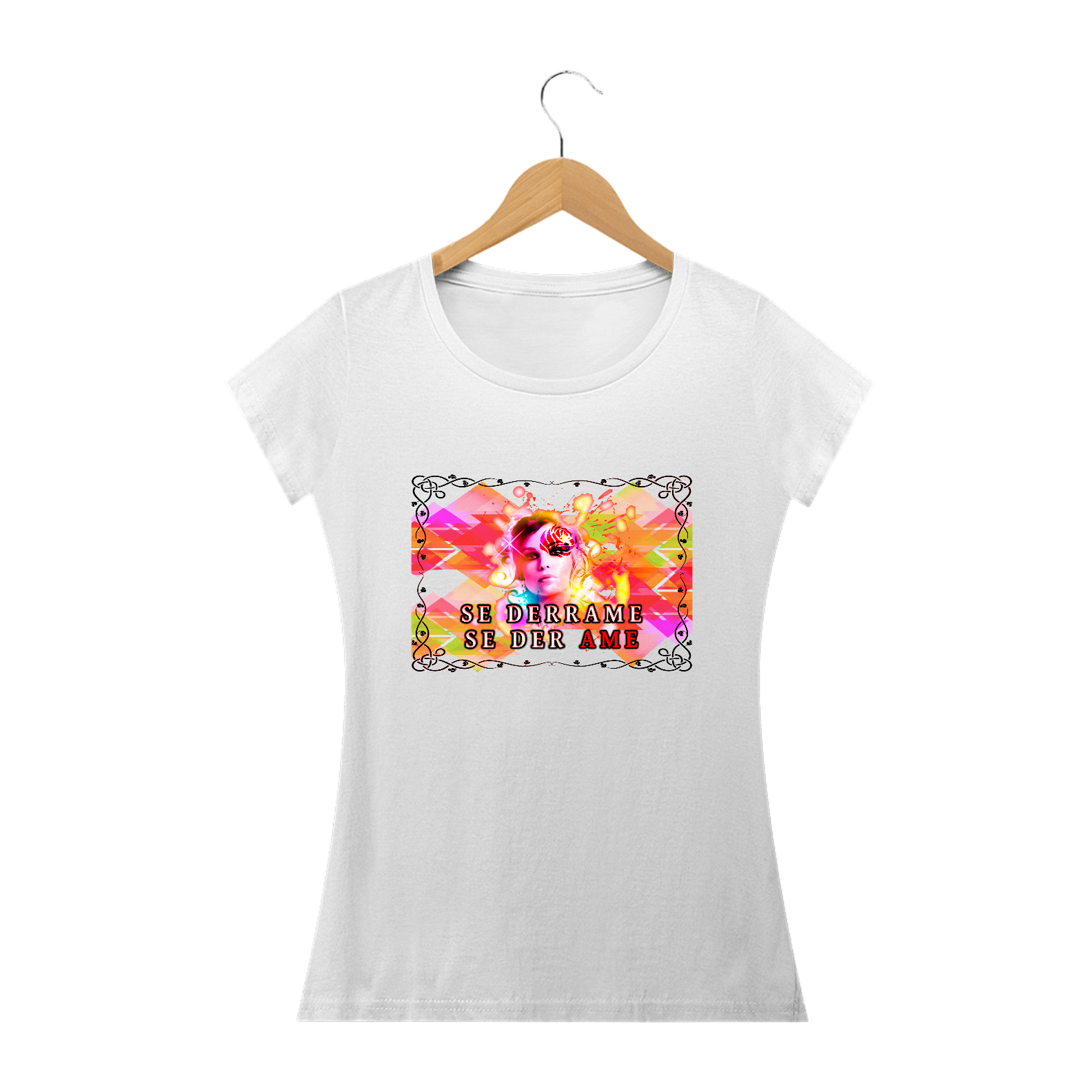 Baby look Se derrame, se der ame