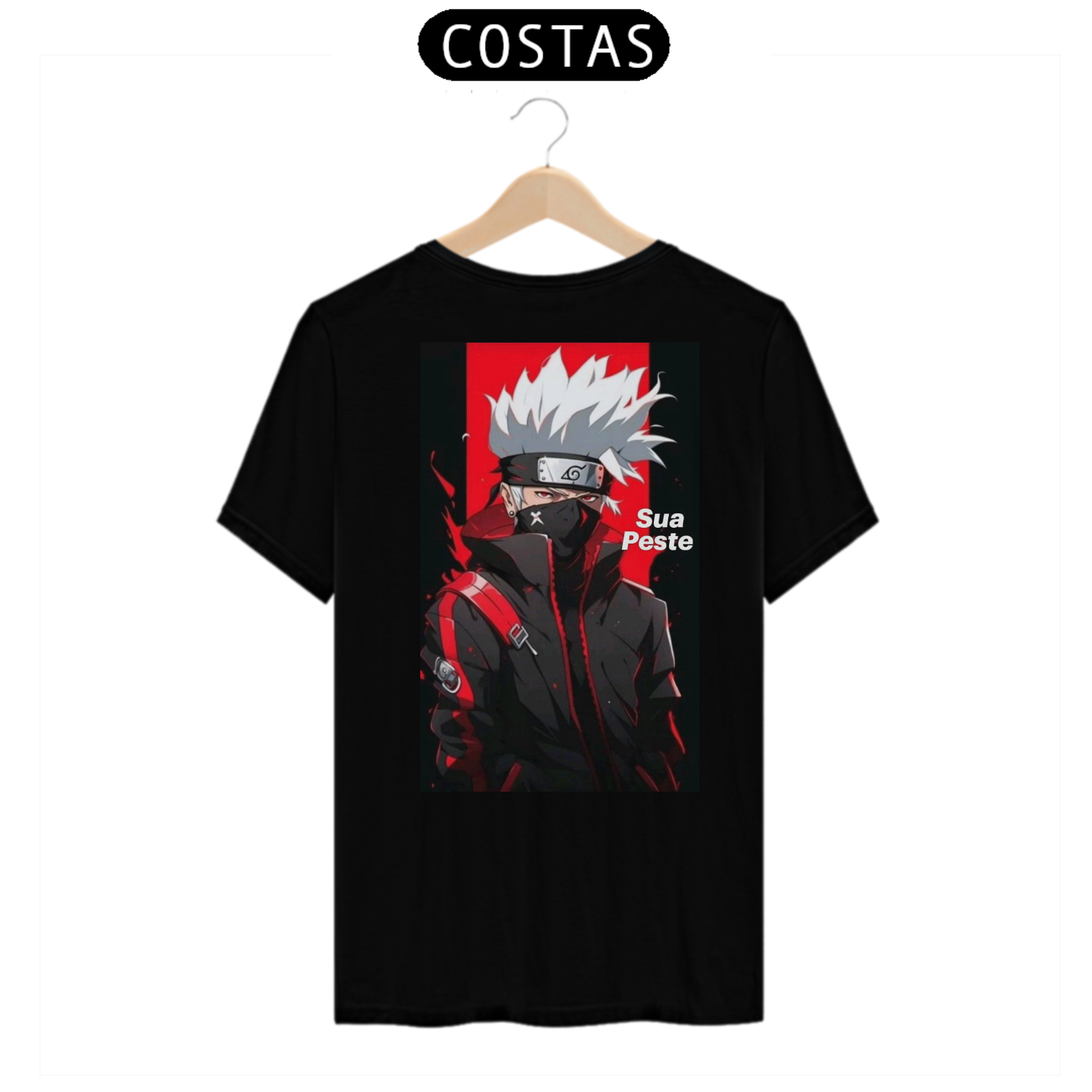 T-shirt clássica Kakashi 