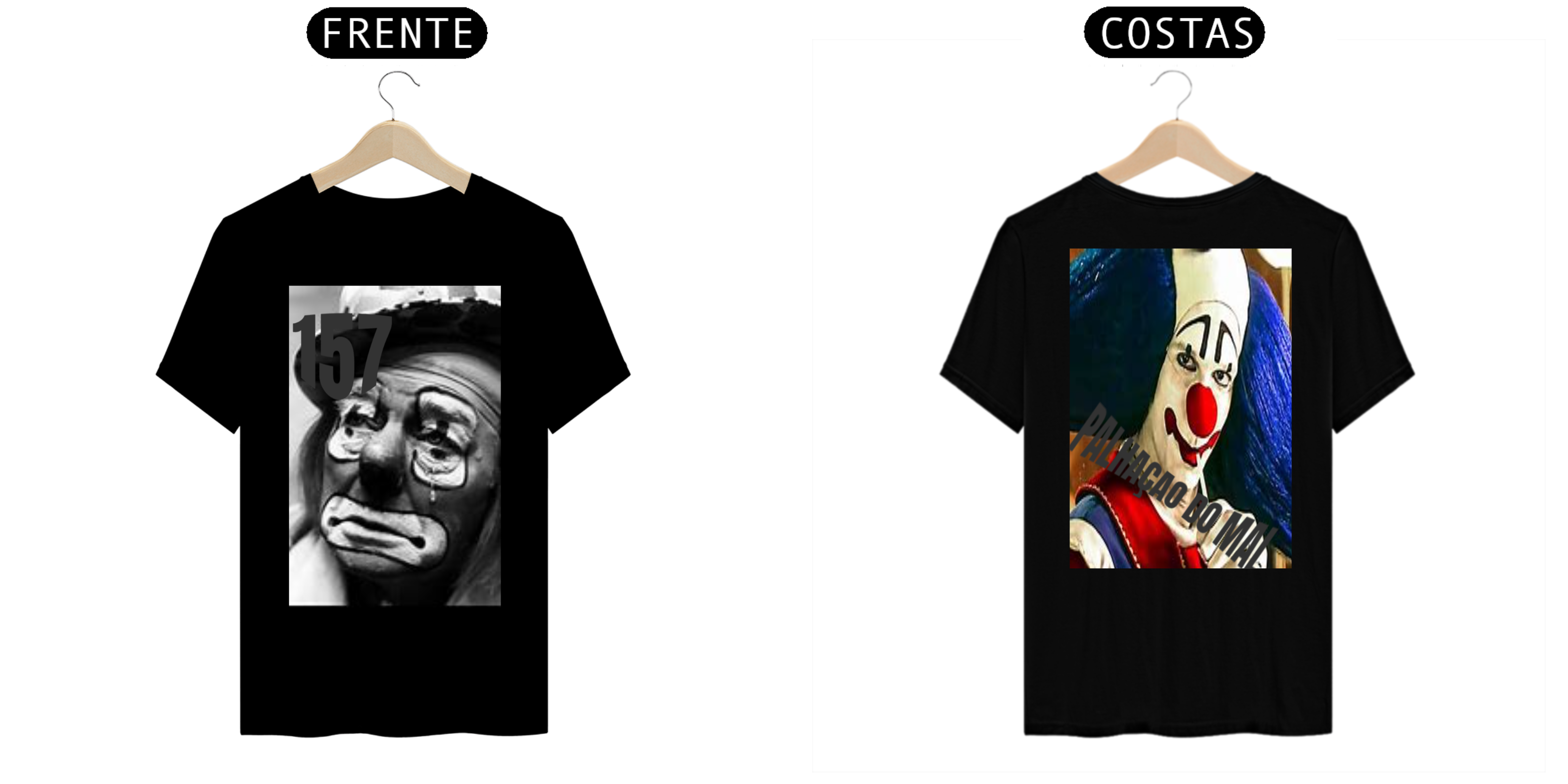 Nome do produto: CAMISA PALHAÇO MAL