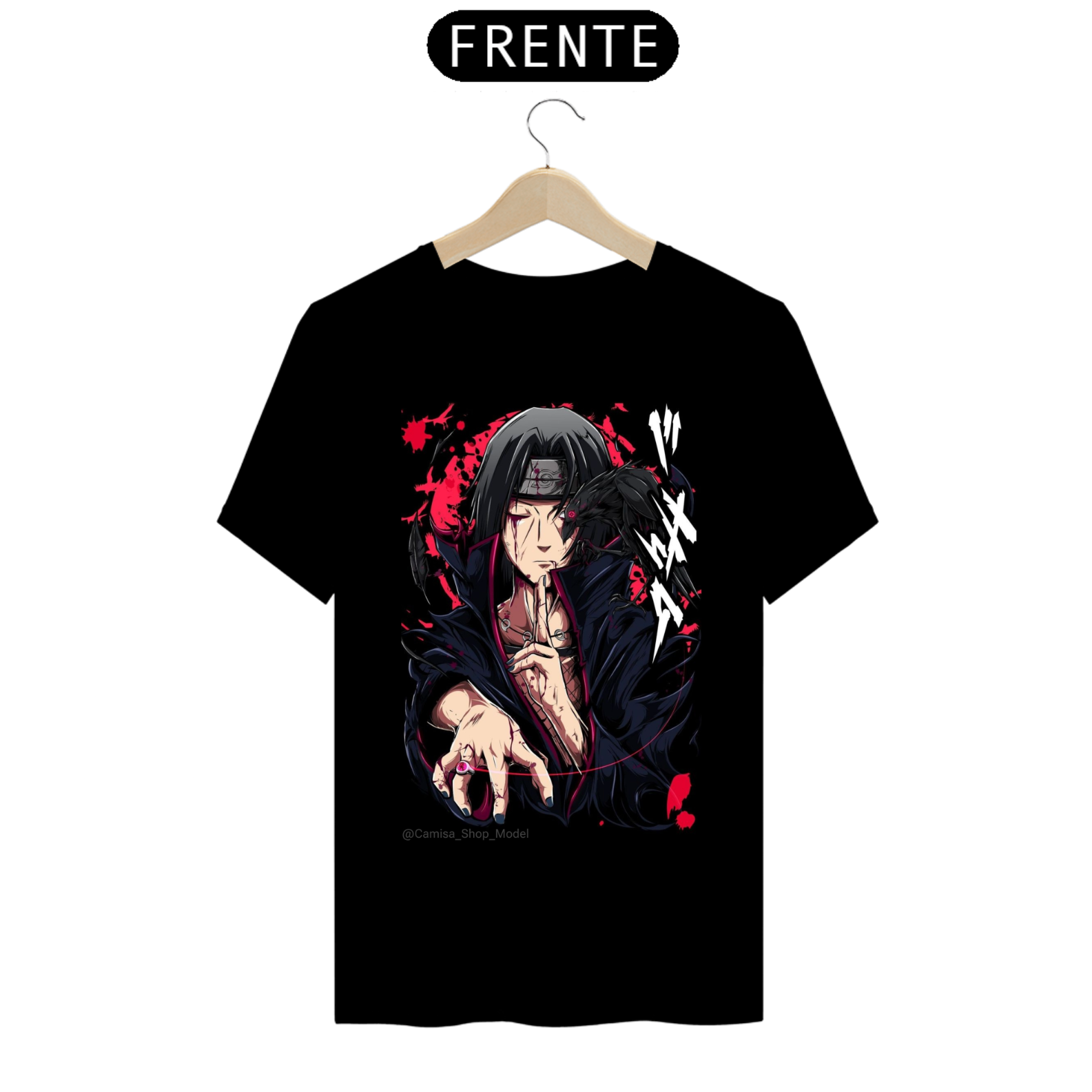 Camisa itachi uchiha 
