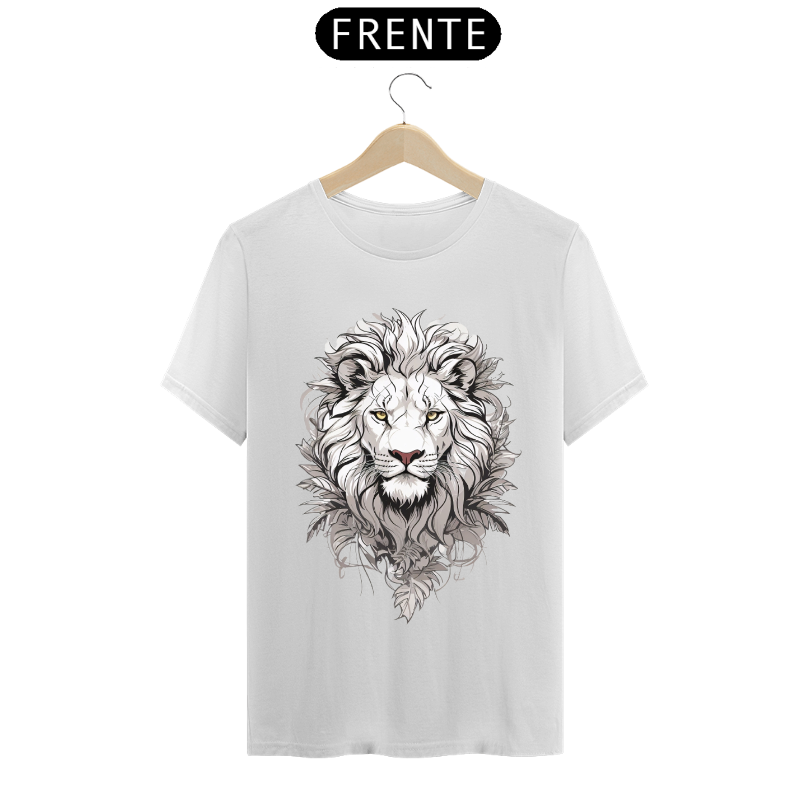 Nome do produto: Camiseta Masculina Leão 