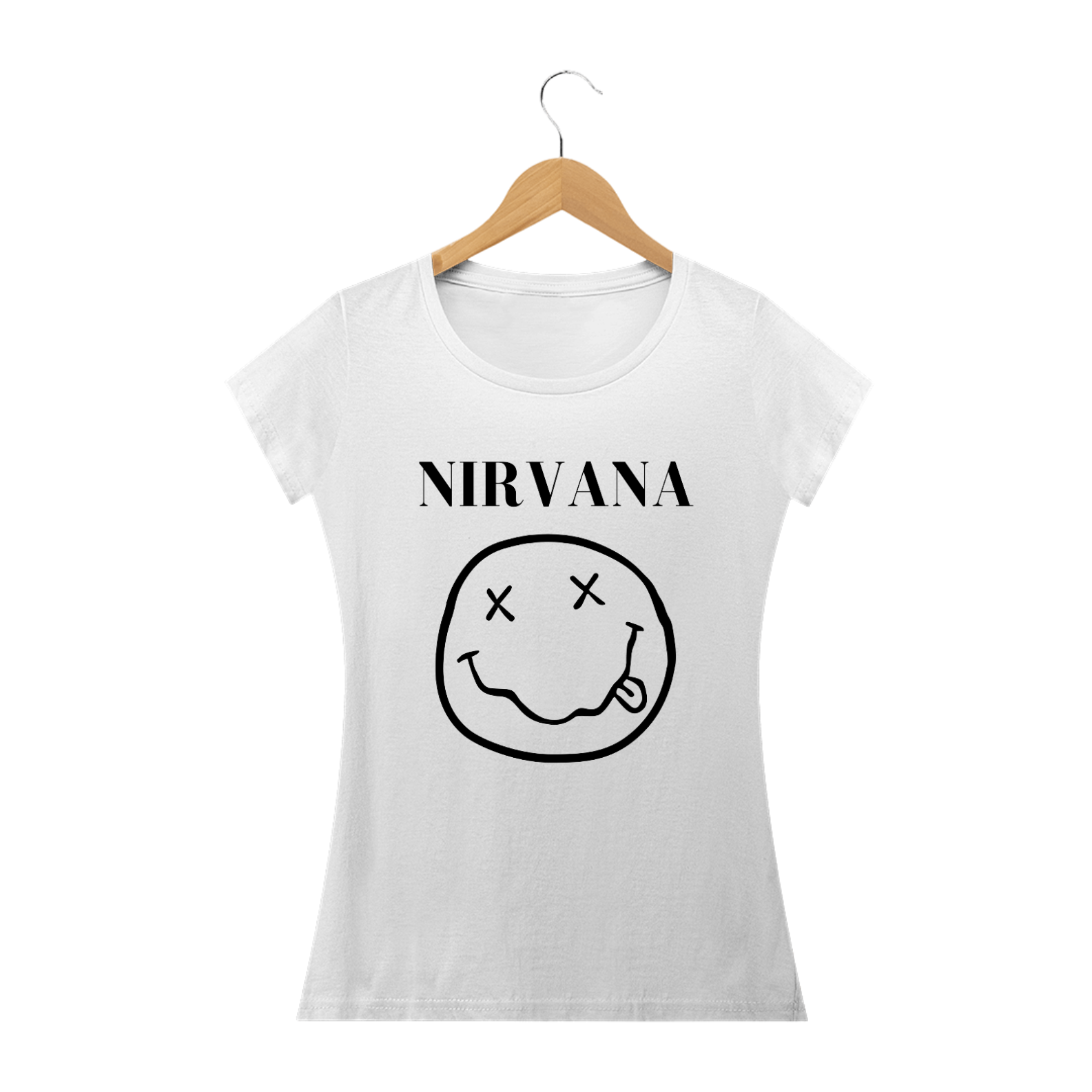Camiseta Baby Long Nirvana