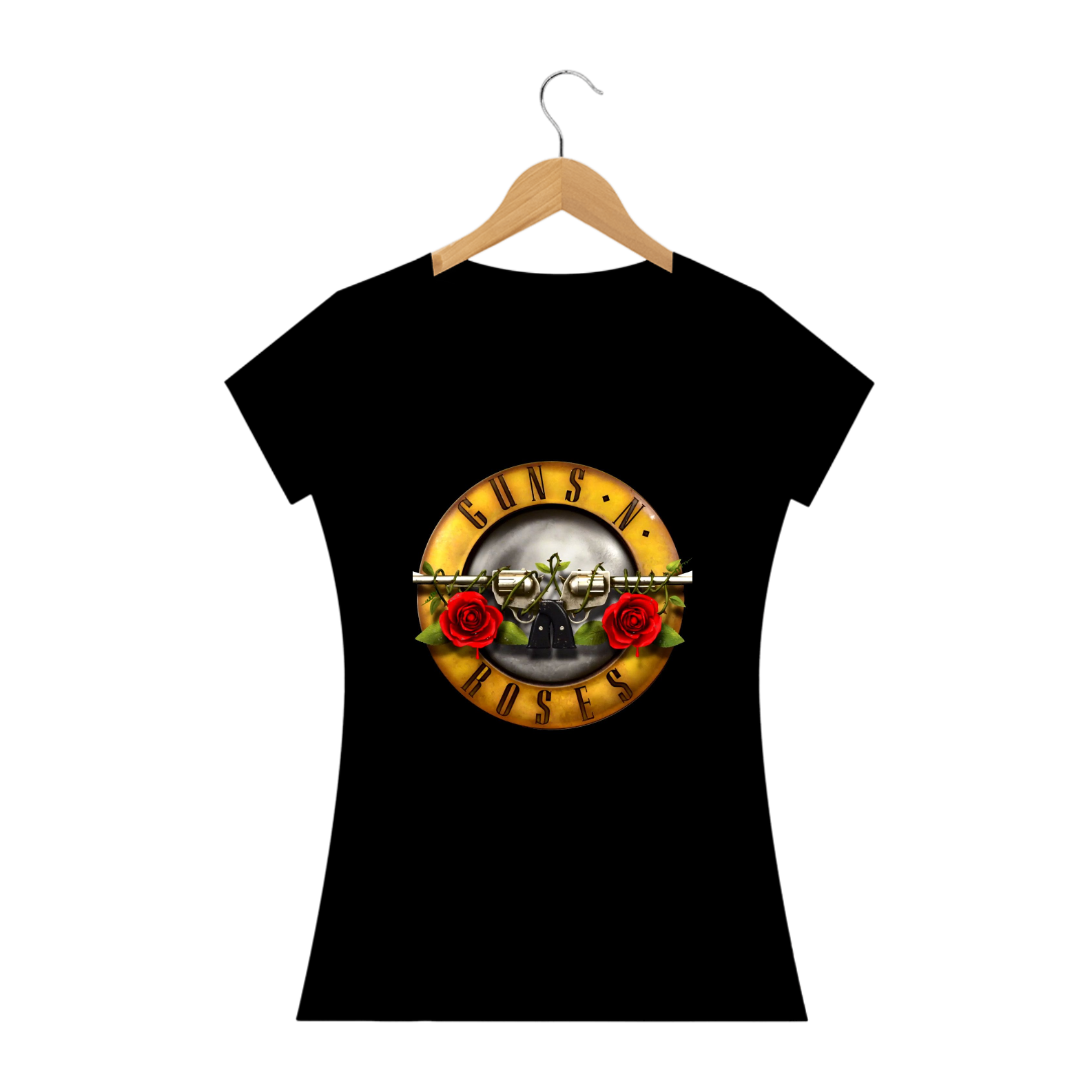 Camisa Baby Long Guns N Roses
