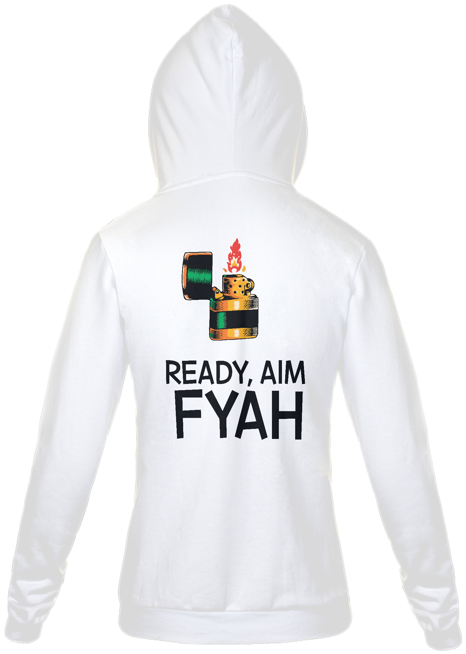 CASACO COM CAPUZ READY,AIM,FYAH