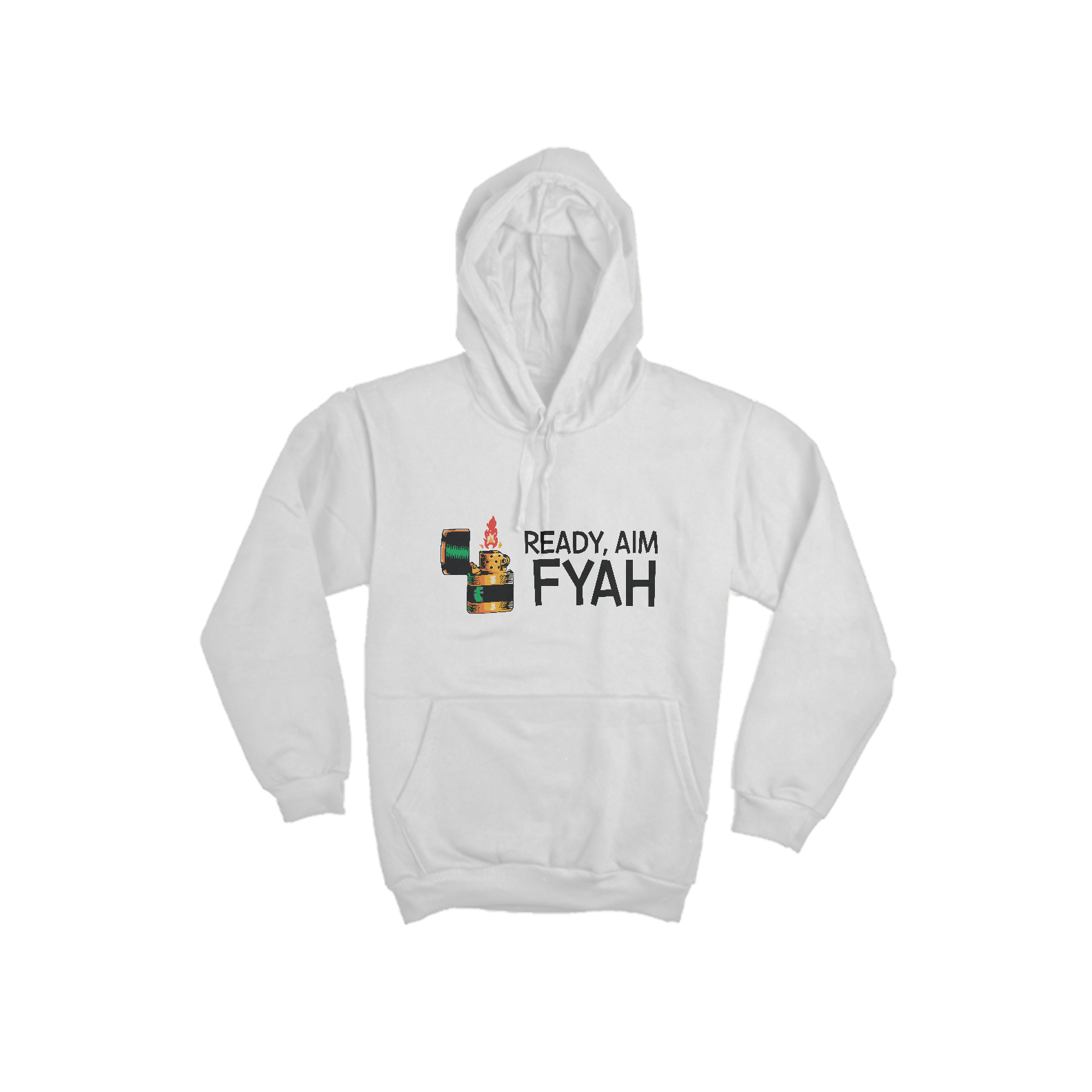 MOLETON COM CAPUZ READY,AIM,FYAH