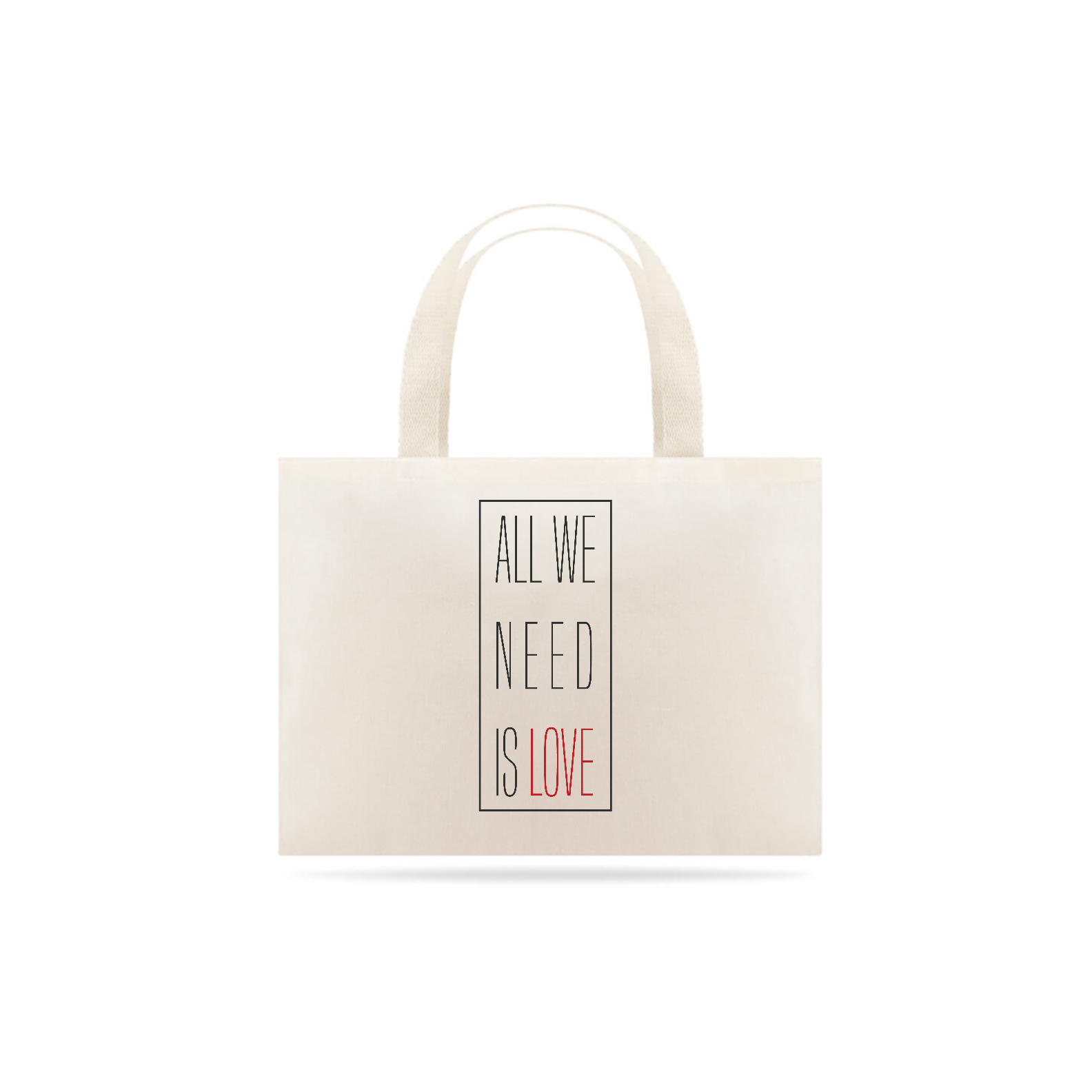 ECO BAG ALL WE NEED IS LOVE
