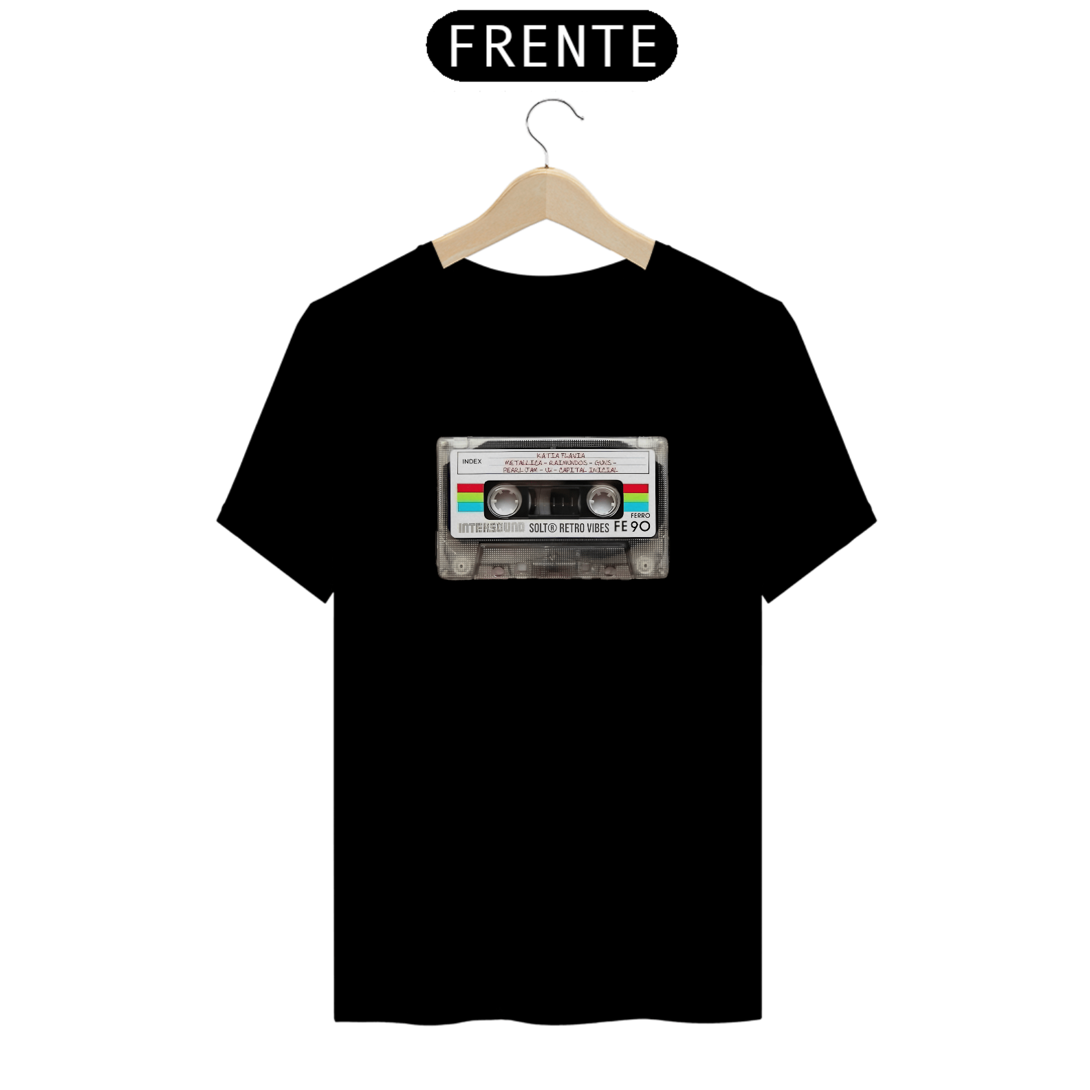 CAMISETA SOLT® RETRO VIBES - FITA CASSETE 
