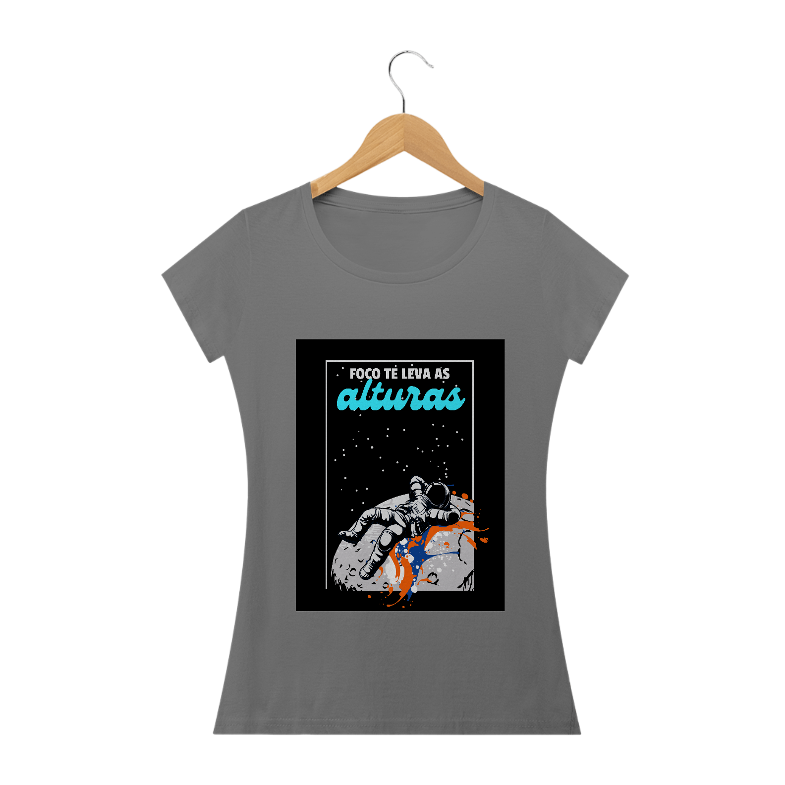 Camiseta BABY LONG ESTONADA R2N Foco