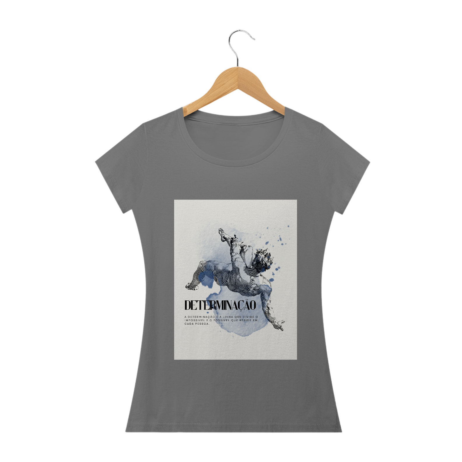 Camiseta BABY LONG ESTONADA R2N Determinação 