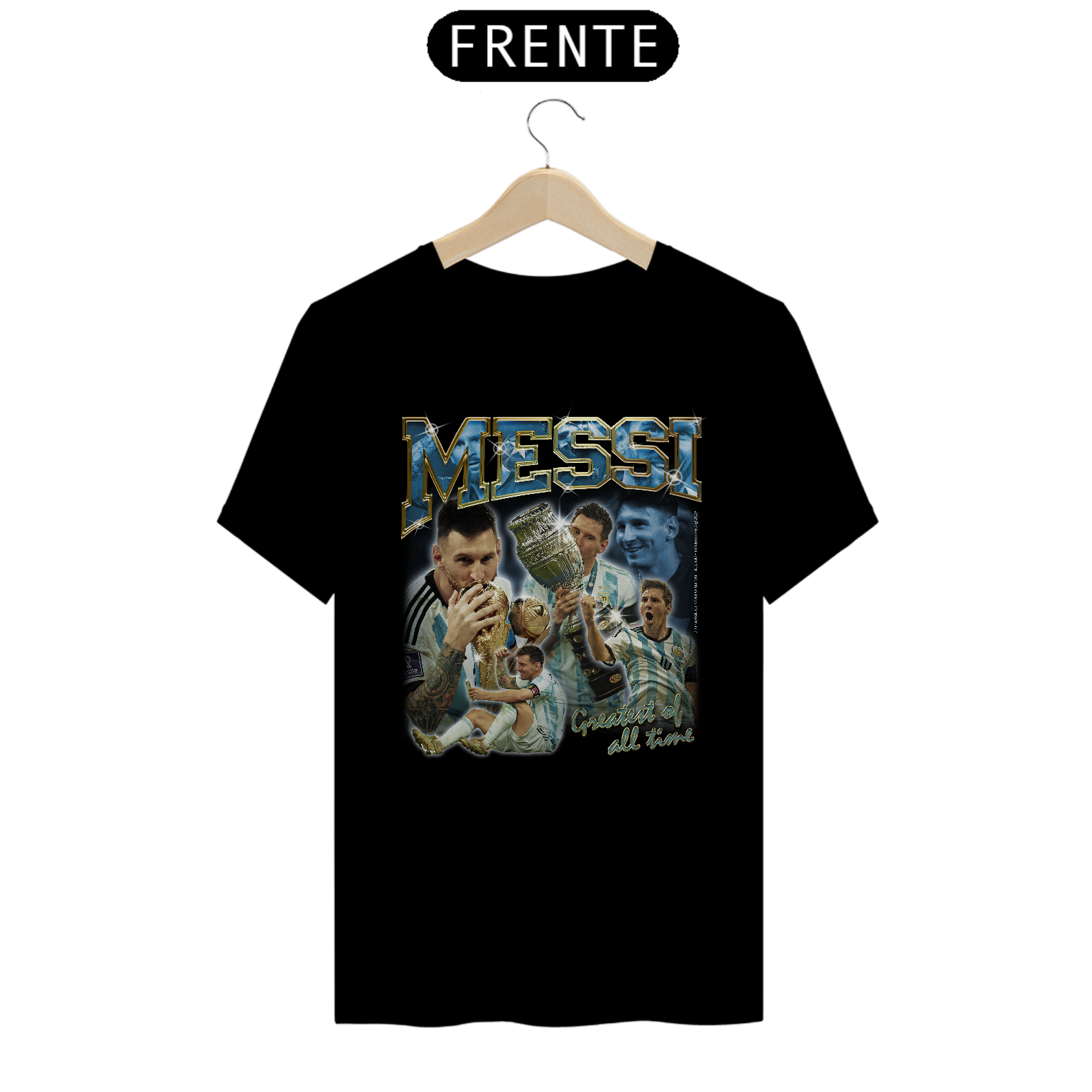 Camiseta Bootleg - Messi