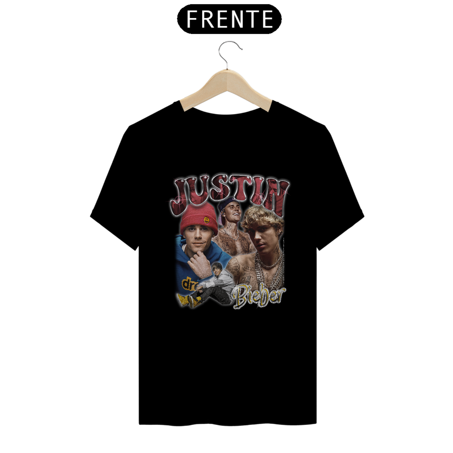 Camiseta Bootleg - Justin Bieber