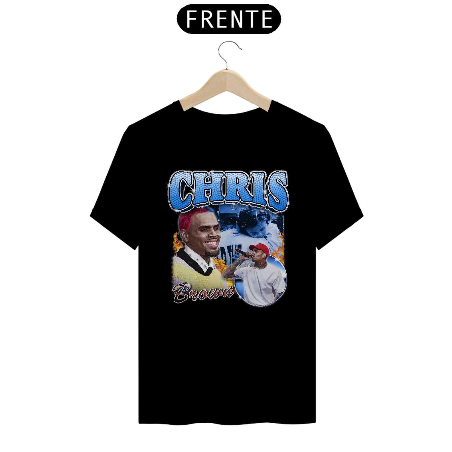Camiseta Bootleg - Chris Brown