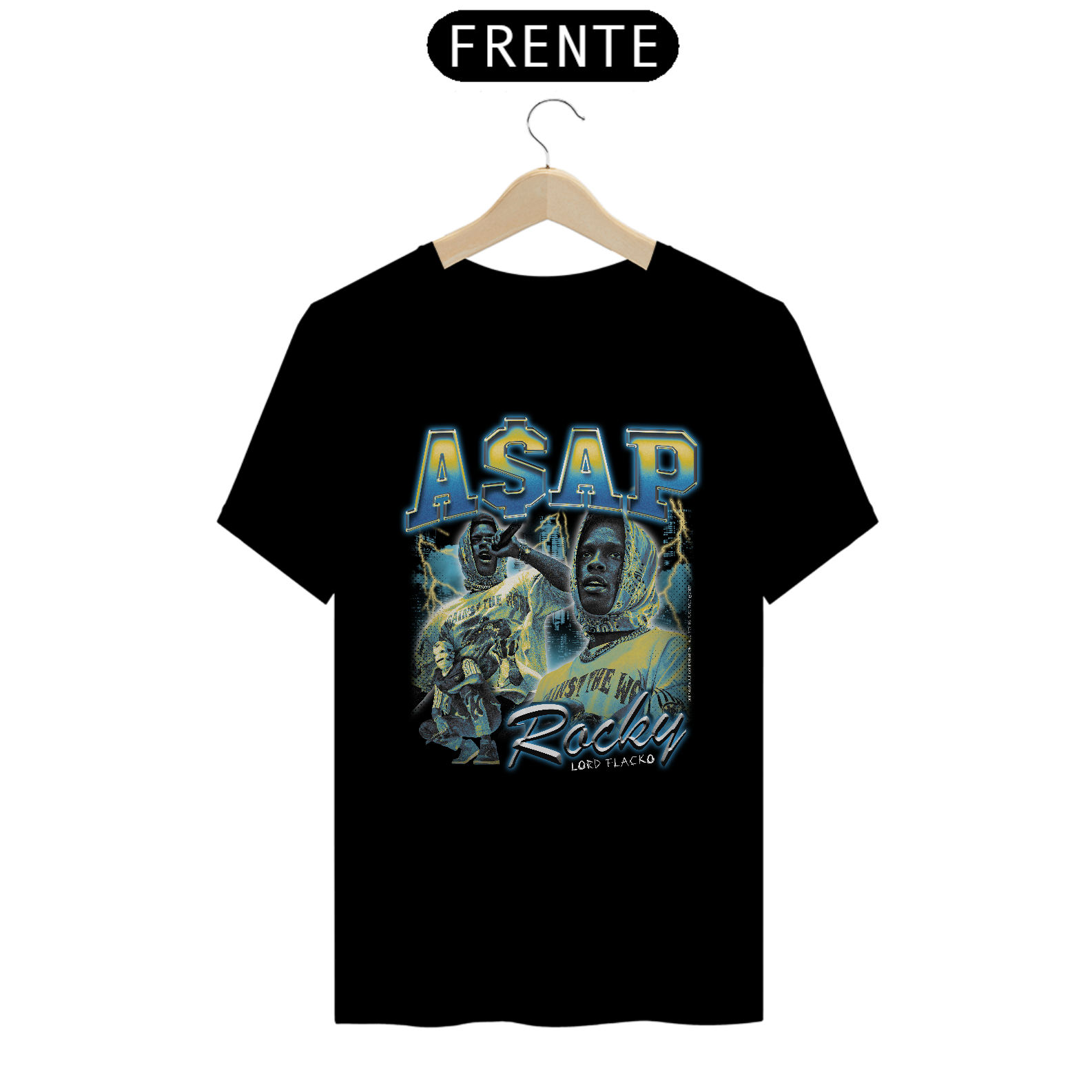 Camiseta Bootleg - Asap Rocky