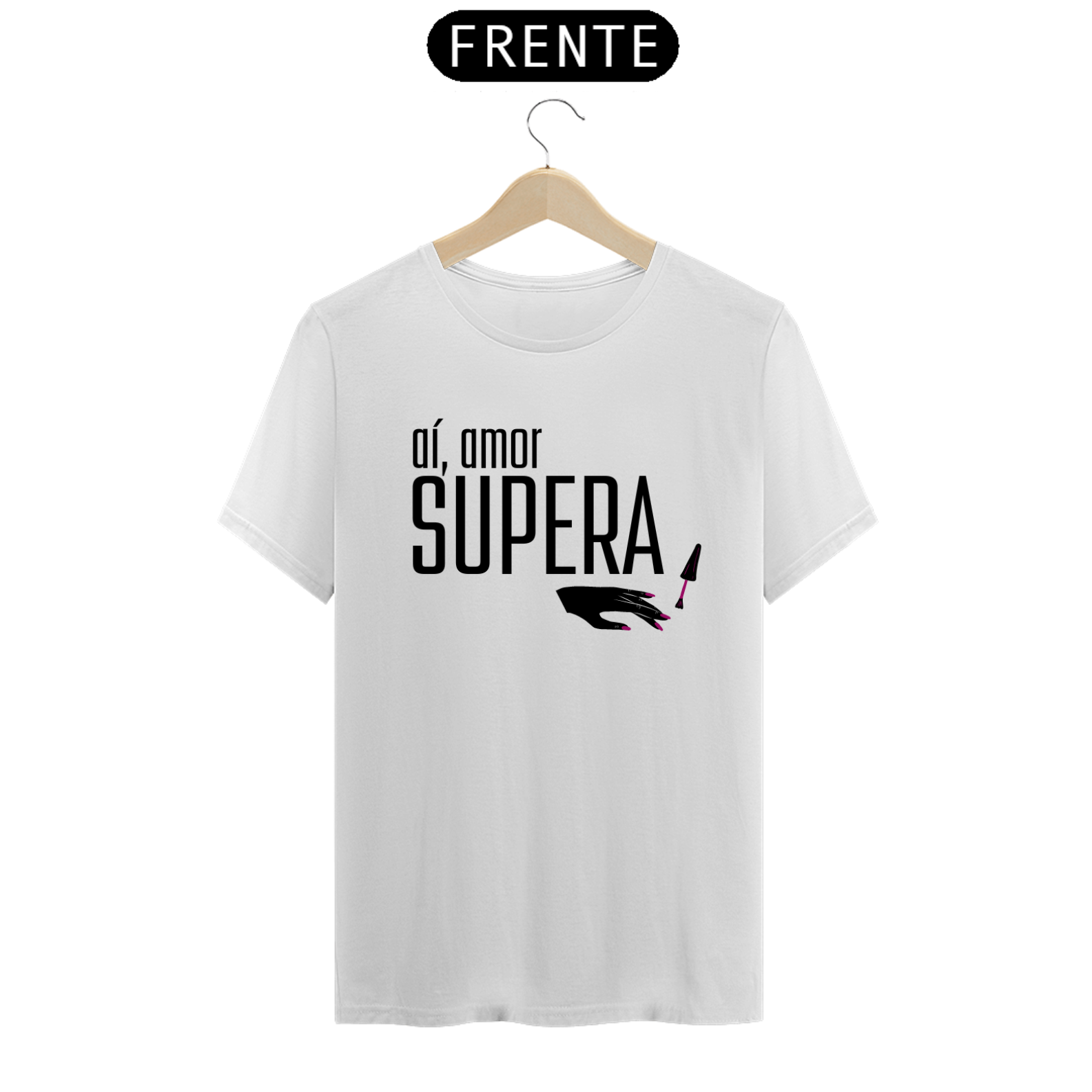 Nome do produto: Camiseta Branca - Supera