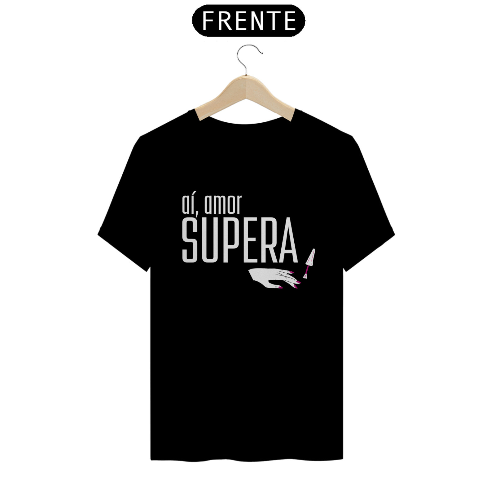 Nome do produto: Camiseta Preta - Supera