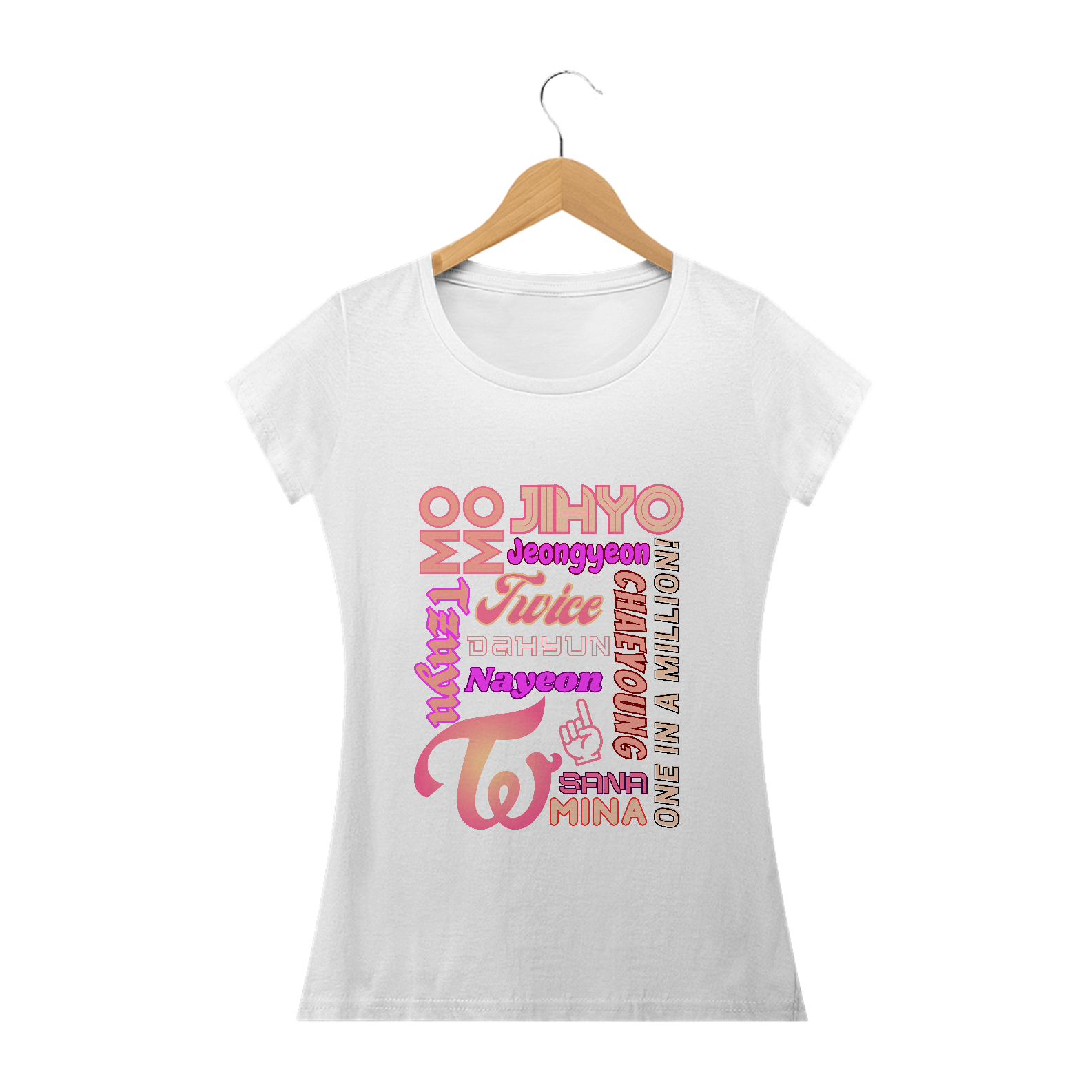 Camiseta Babylook - Membros TWICE