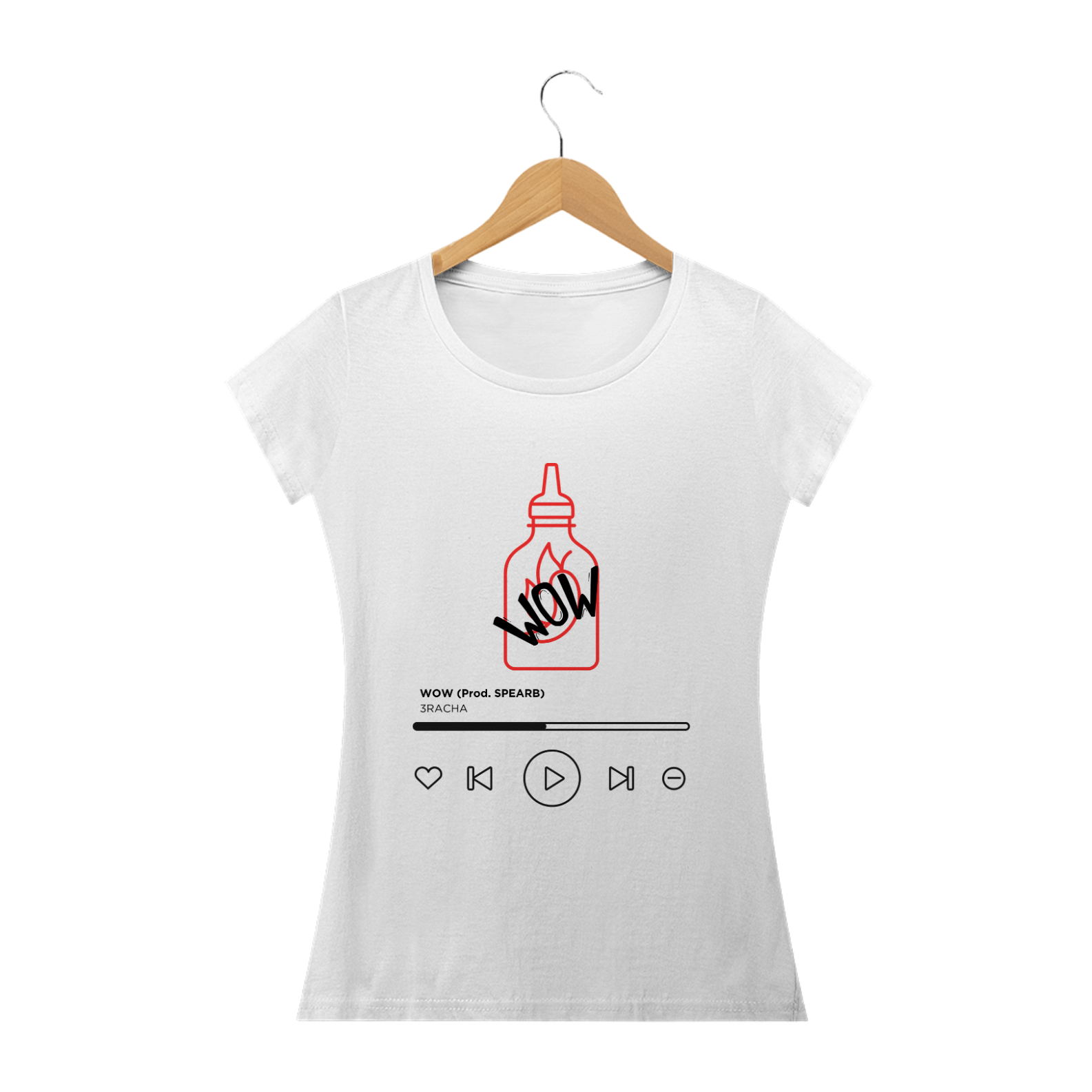 Camiseta Babylook - WOW by 3RACHA - Stray Kids