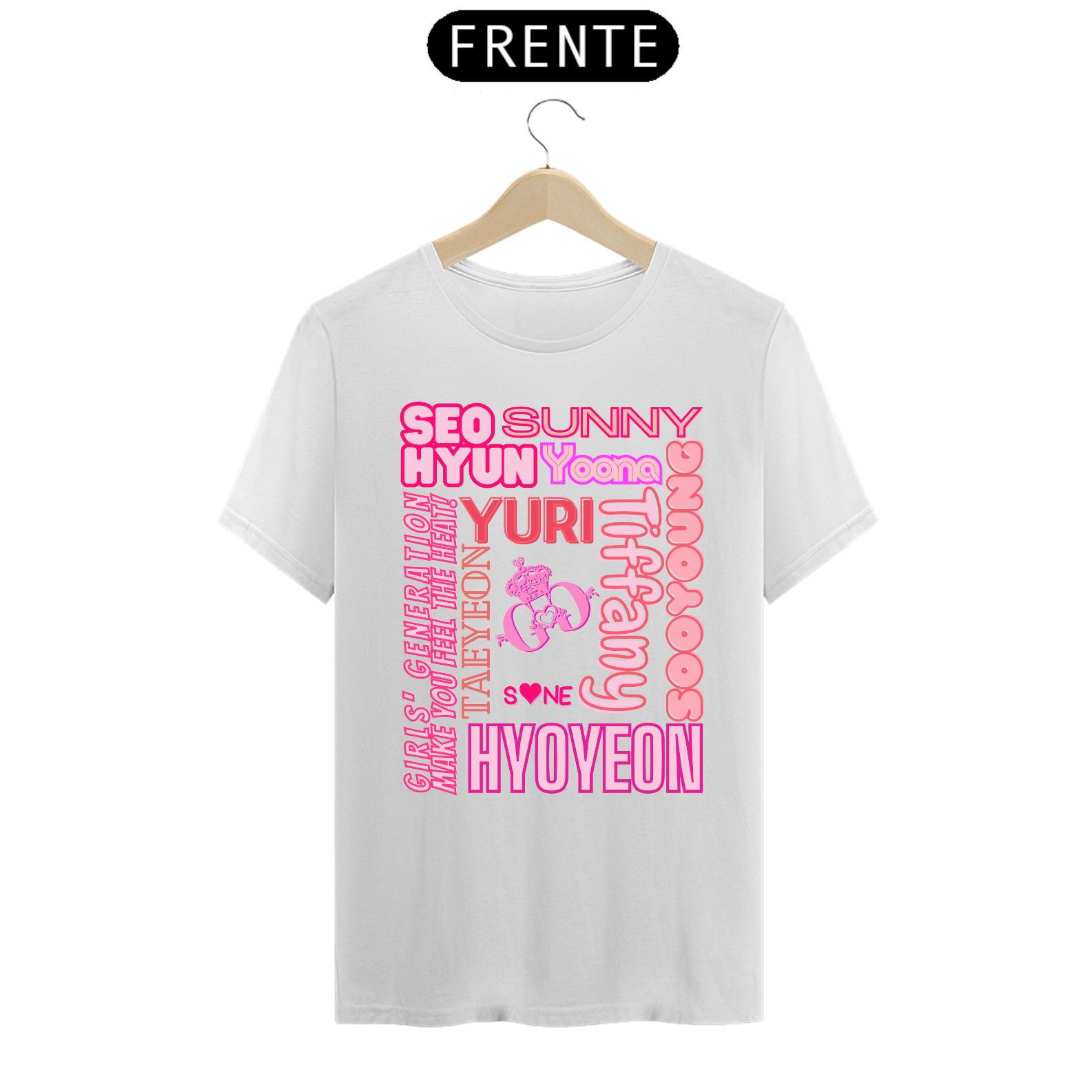 Camiseta Masculina - Membros Girls' Generation