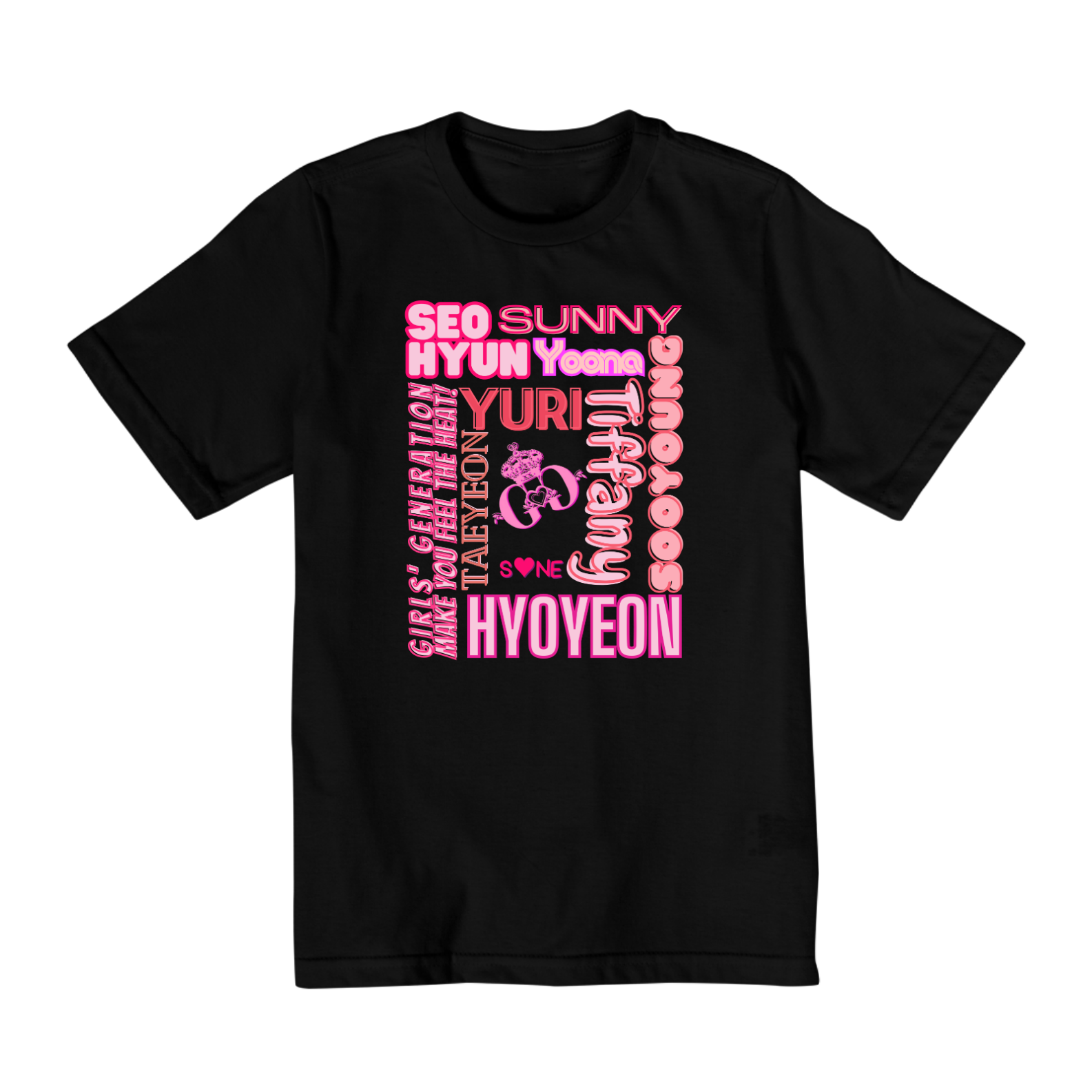 Camiseta Teens - Membros Girls' Generation