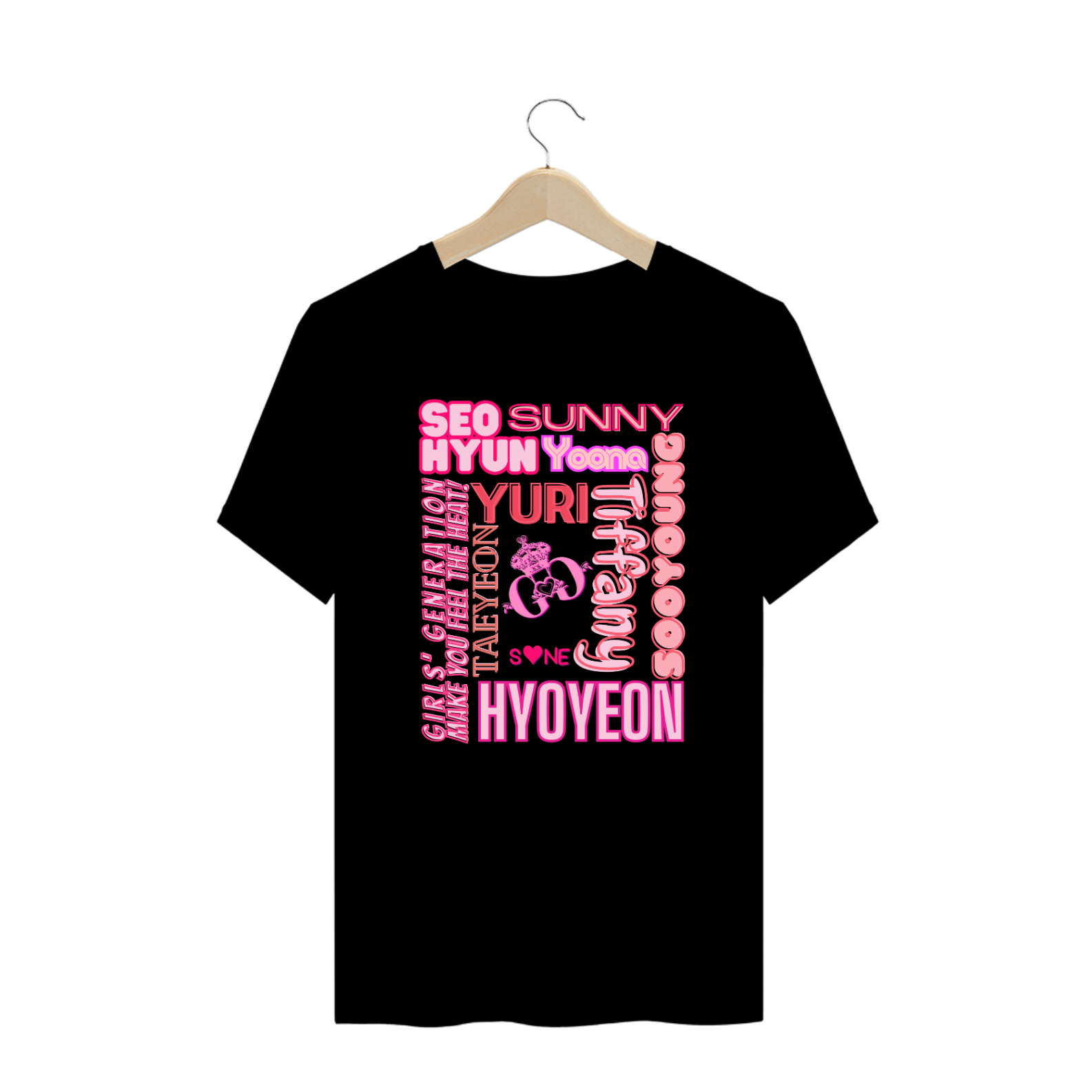 Nome do produto: Camiseta Plus Size - Membros Girls\' Generation