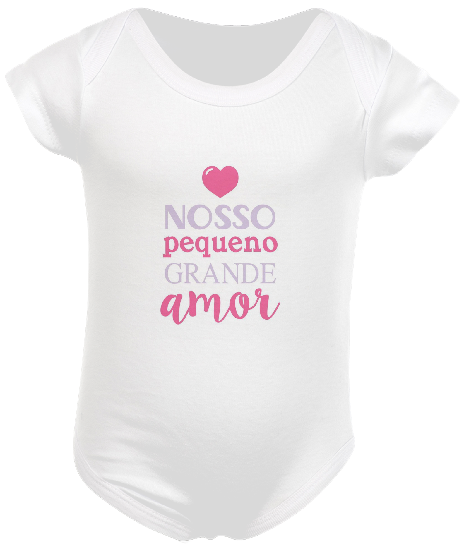 Nosso pequeno grande amor - Body Personalizado menina 