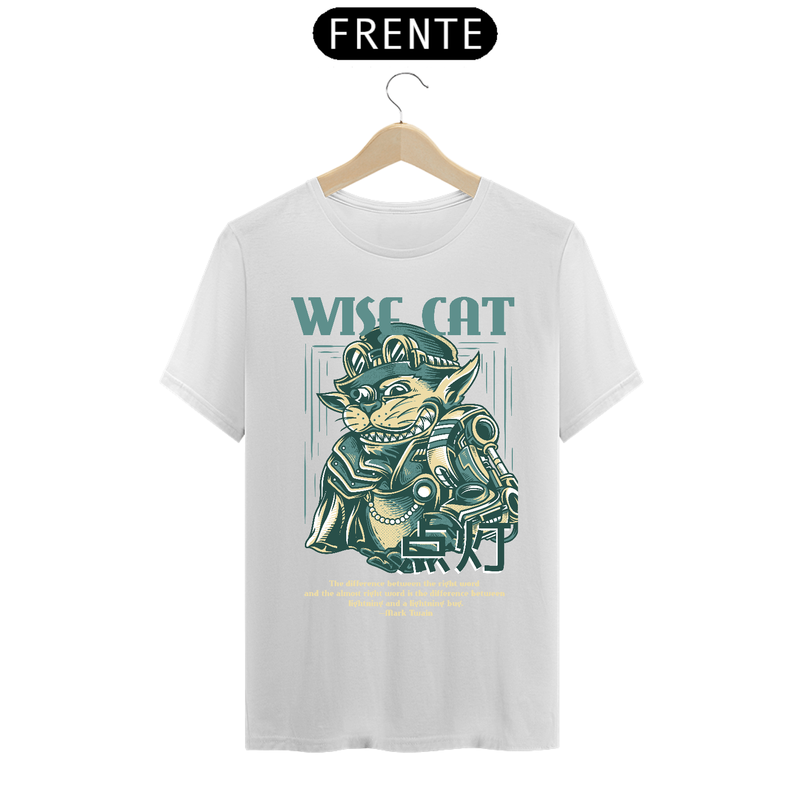 Camiseta Wise Cat