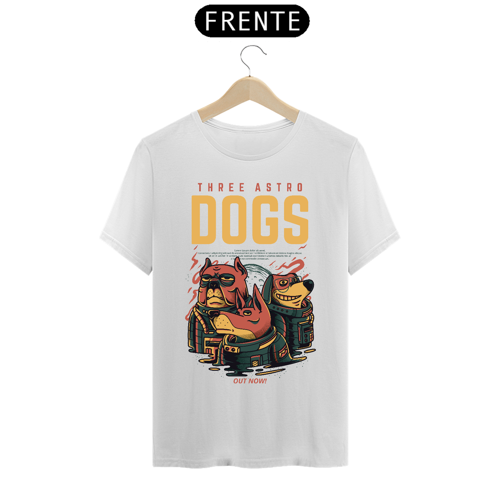Camiseta Three Astro Dogs