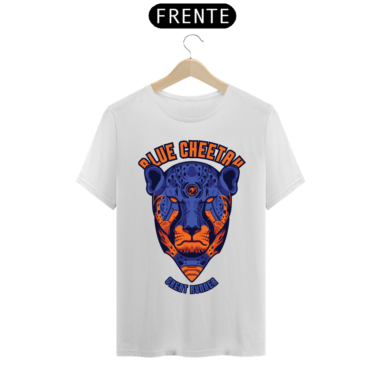 Camiseta Blue Cheetah