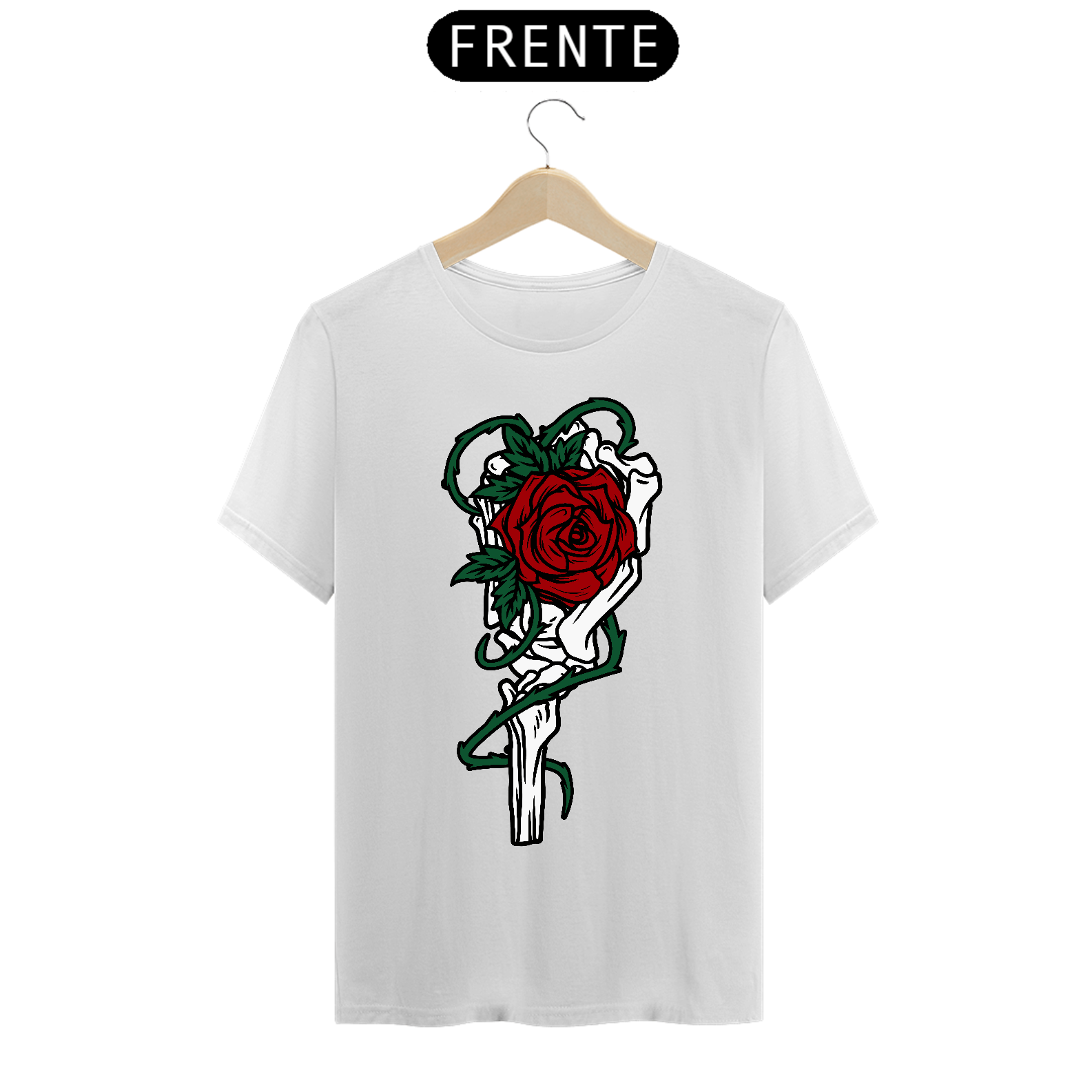 Camiseta Skeleton Rose #2