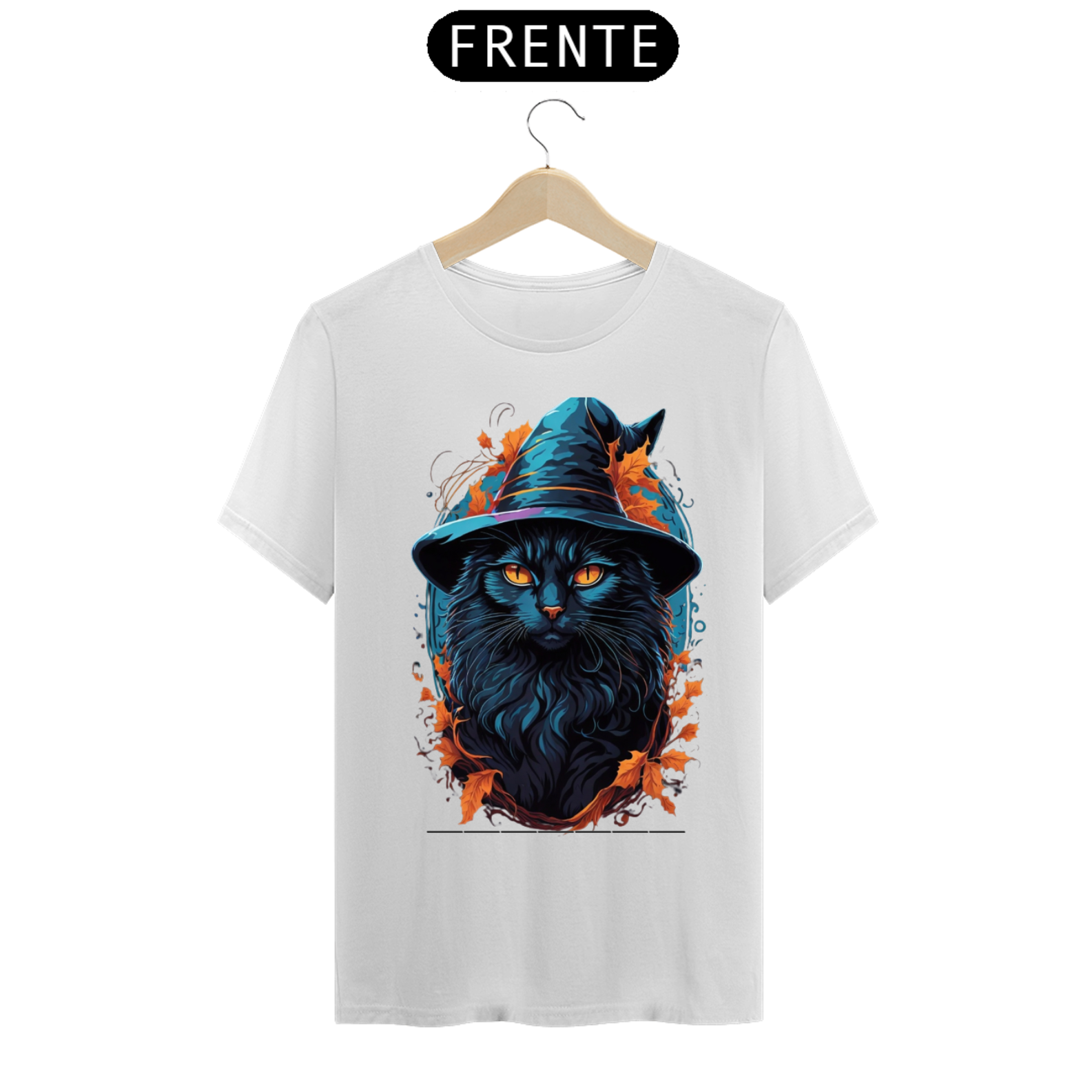Camiseta Felino Estilo Anime