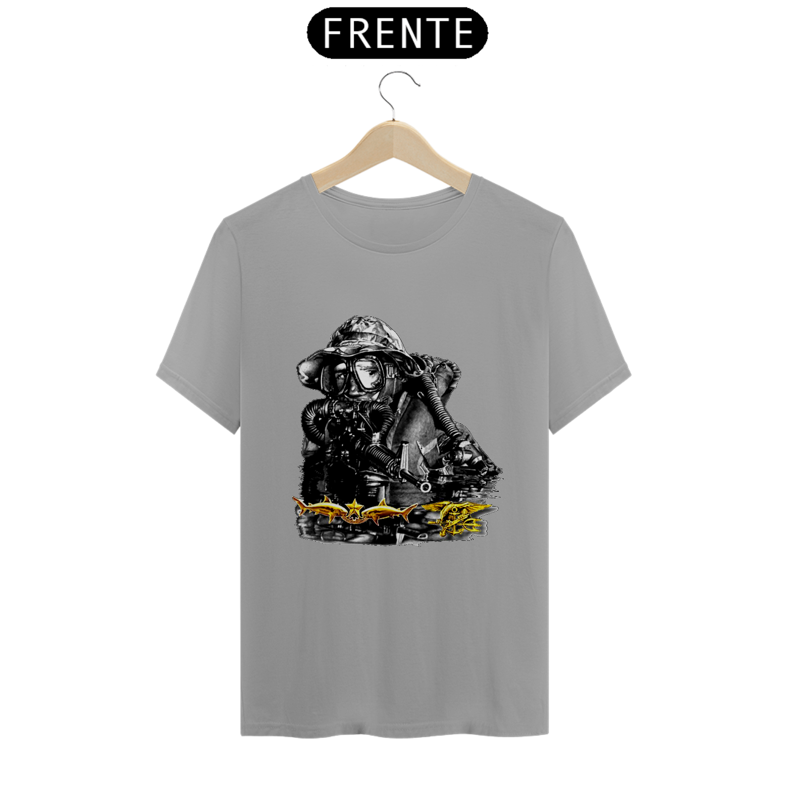 Camiseta T-Shirt Mergulhador Mod.AA