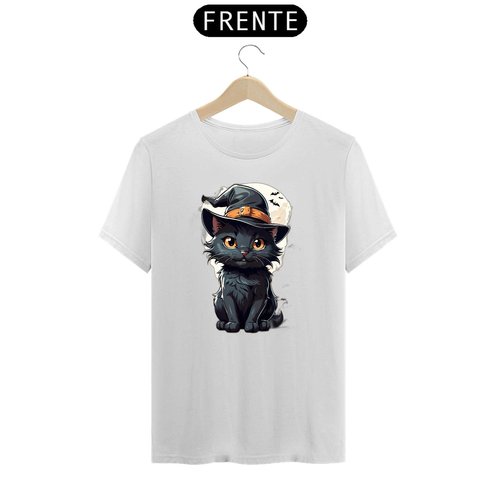 Camiseta gato bruxinho